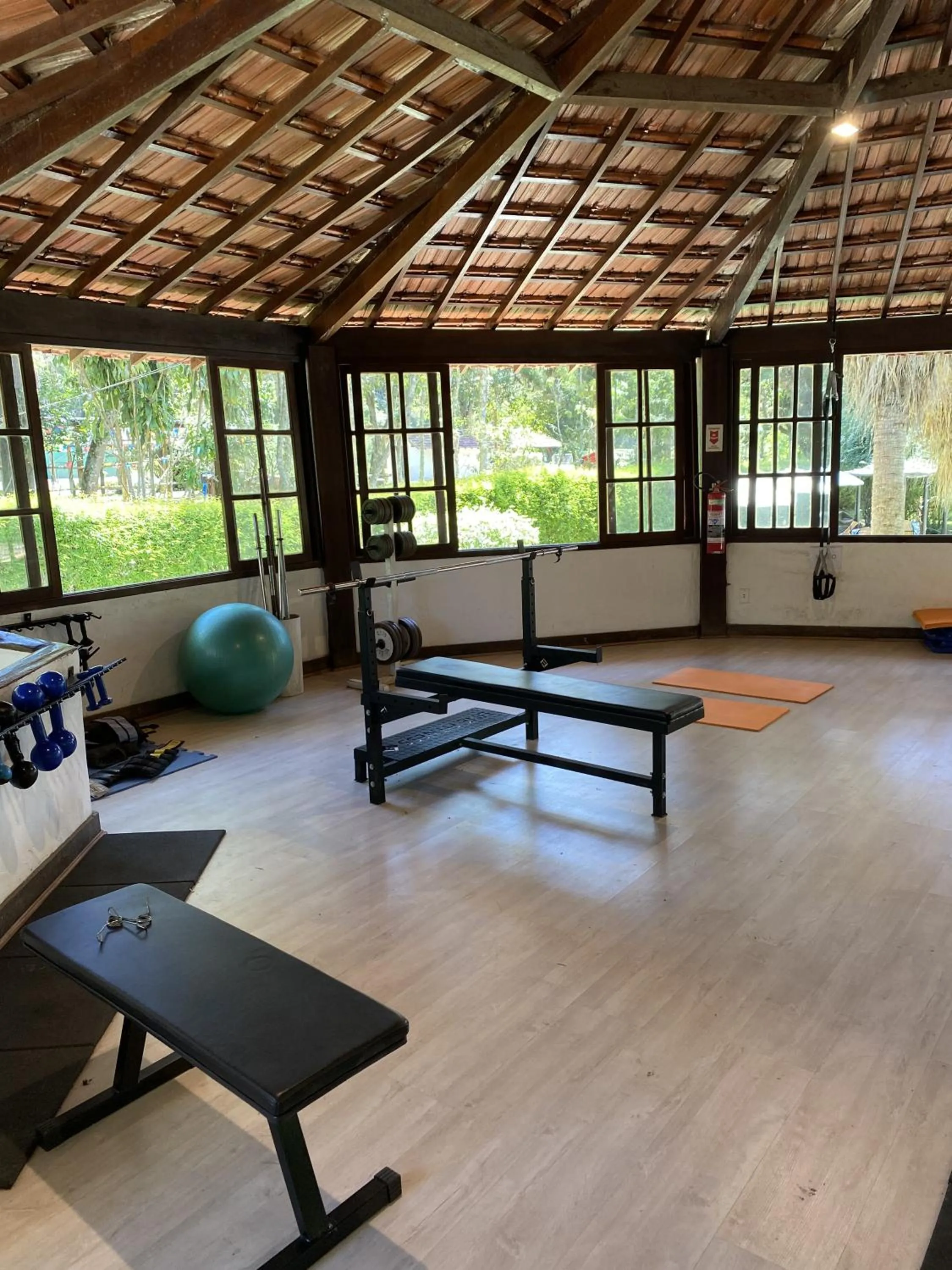 Fitness centre/facilities in Hotel Fazenda São Moritz