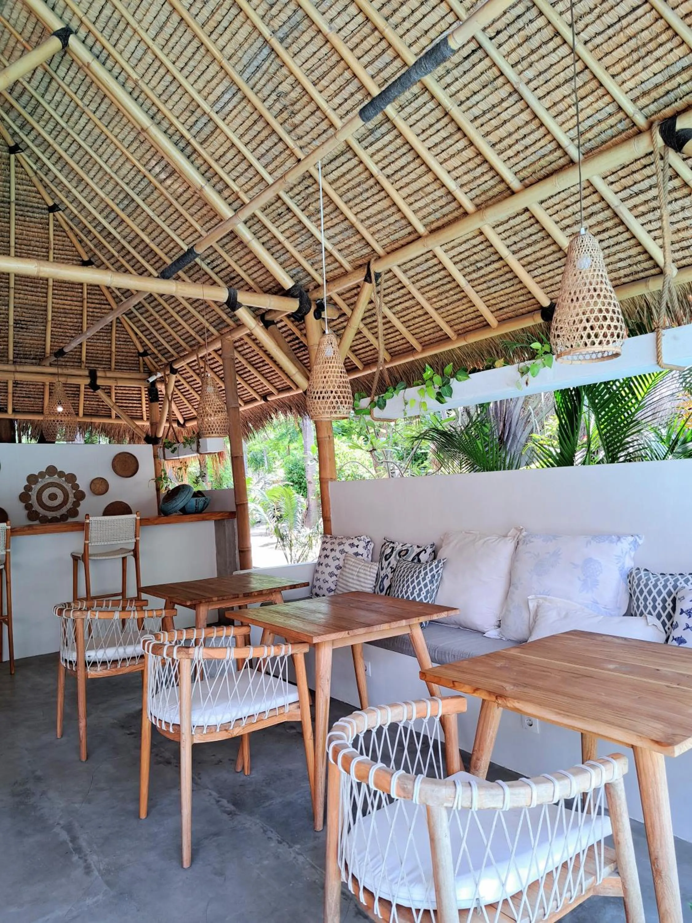Seating area in Eden Eco Resort