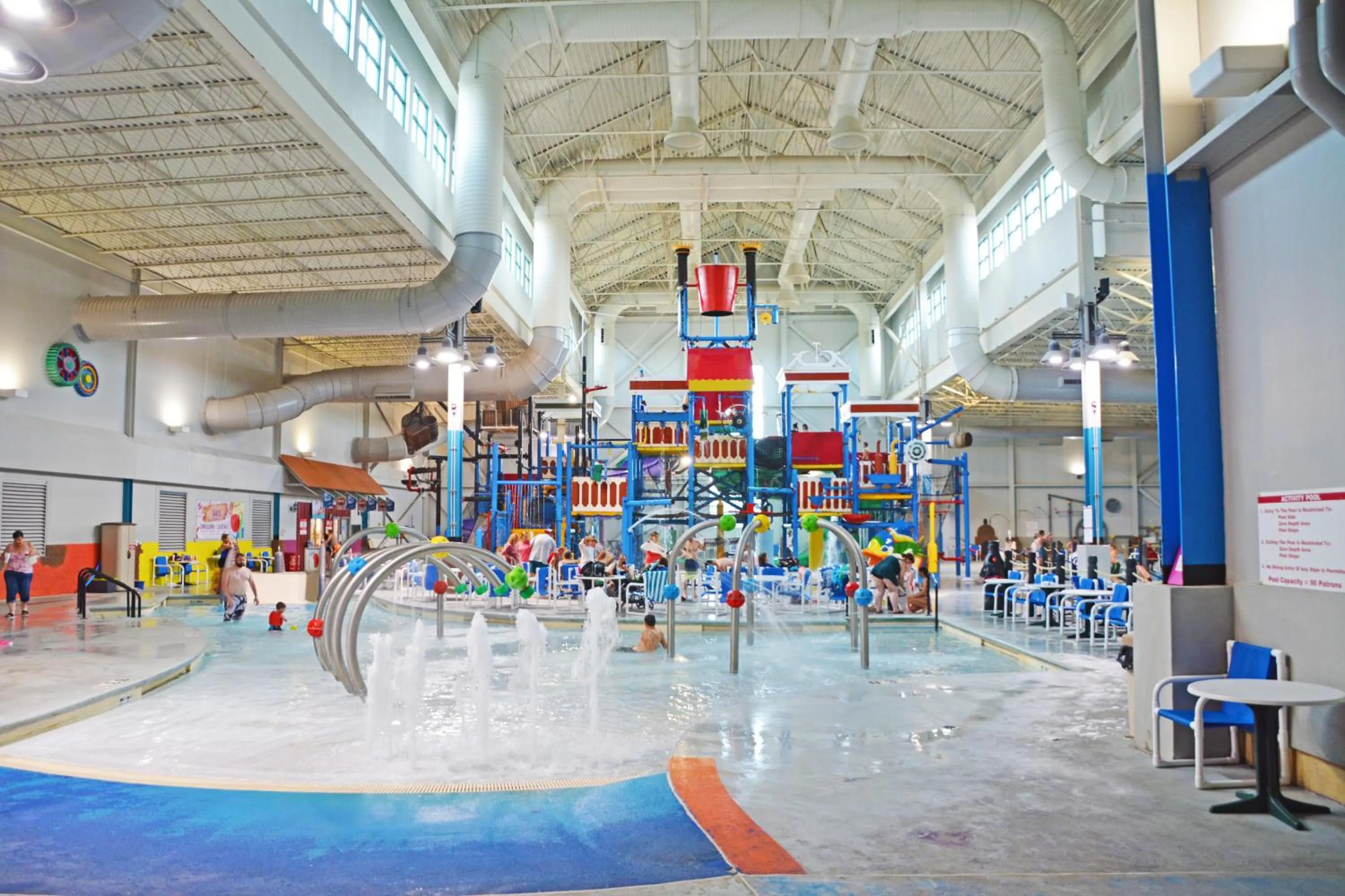 Aqua park in Grand Harbor Resort and Waterpark