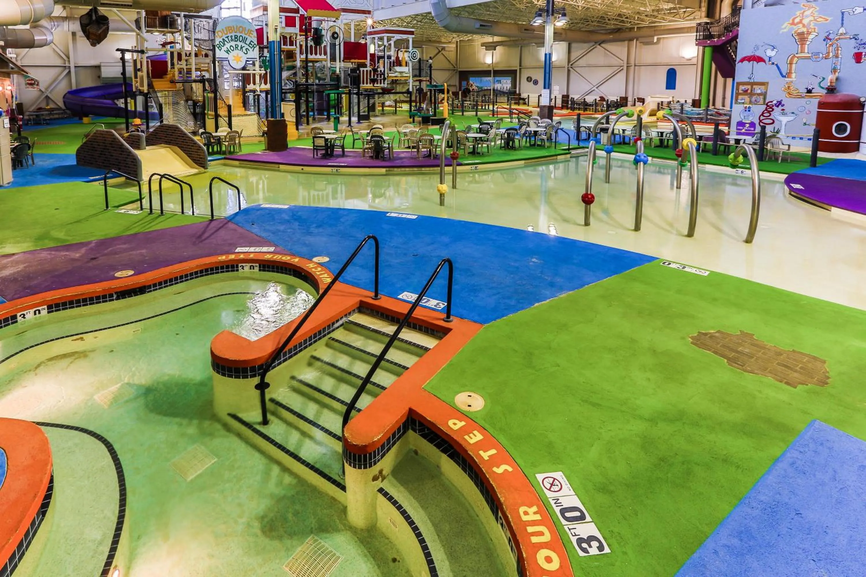 Aqua park in Grand Harbor Resort and Waterpark