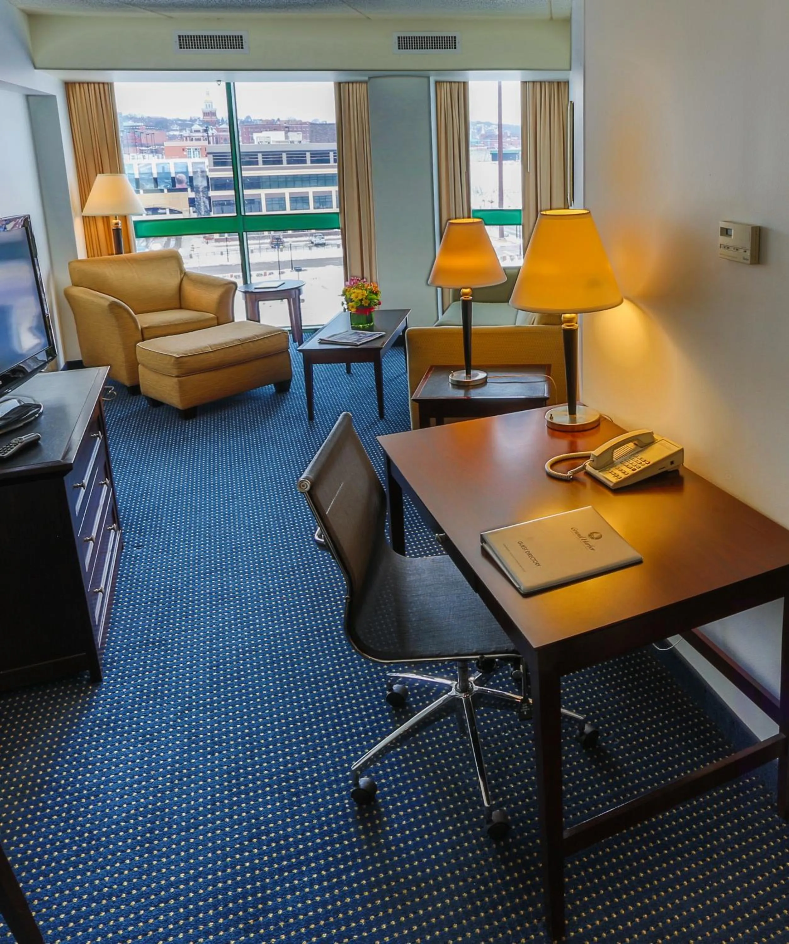 Seating area in Grand Harbor Resort and Waterpark