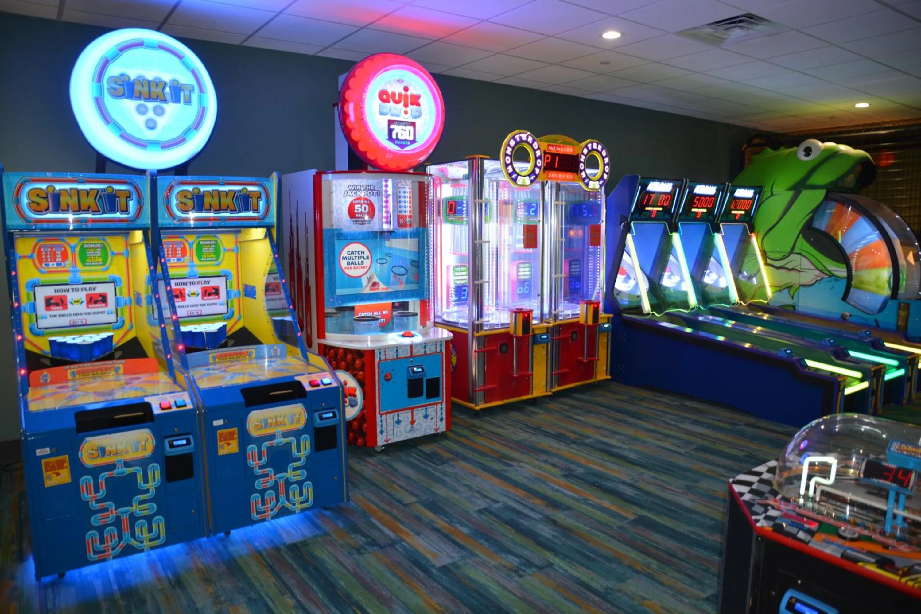 Game Room in Grand Harbor Resort and Waterpark