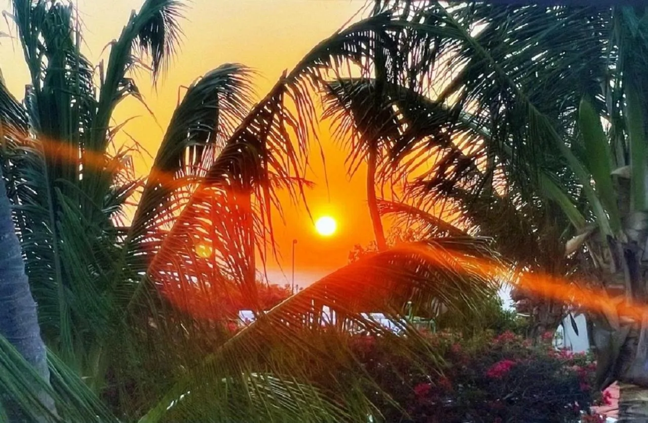 Sunset in Pousada CasAlice