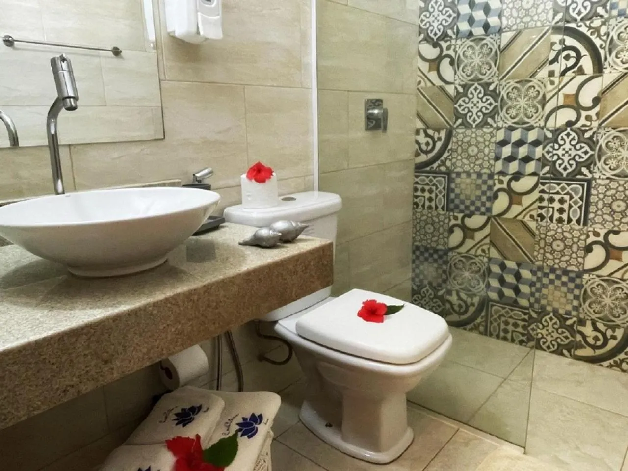 Bathroom in Pousada CasAlice