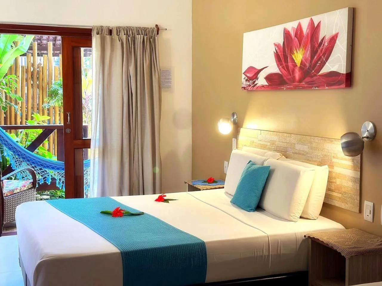 Bedroom, Bed in Pousada CasAlice