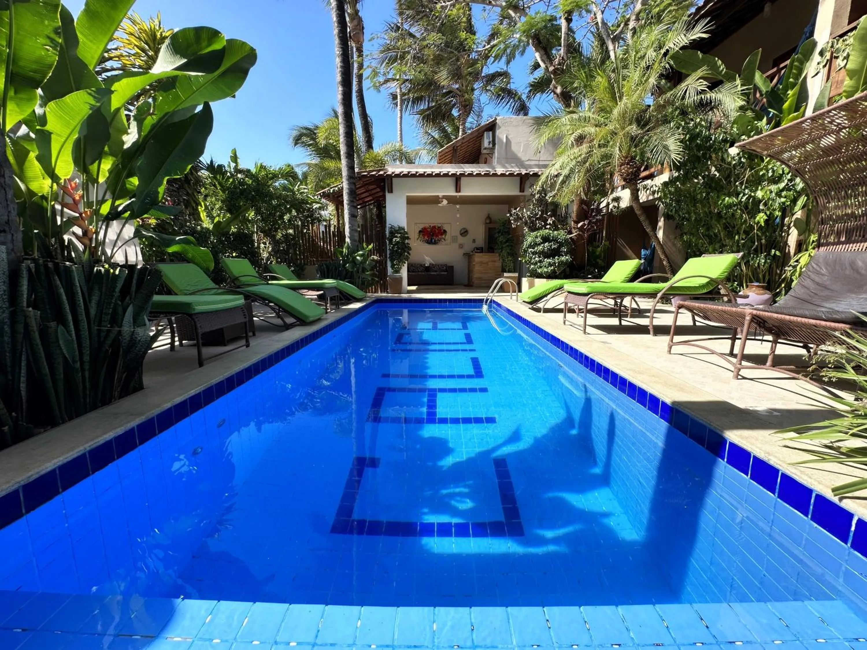 Swimming pool in Pousada CasAlice