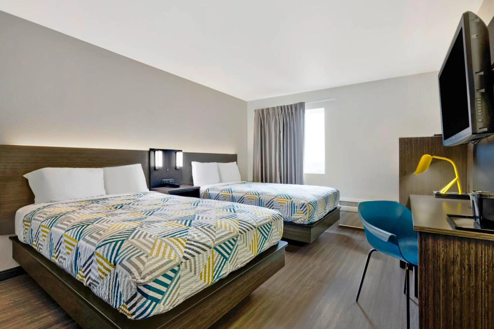 Bed in Motel 6-Marble Falls, TX