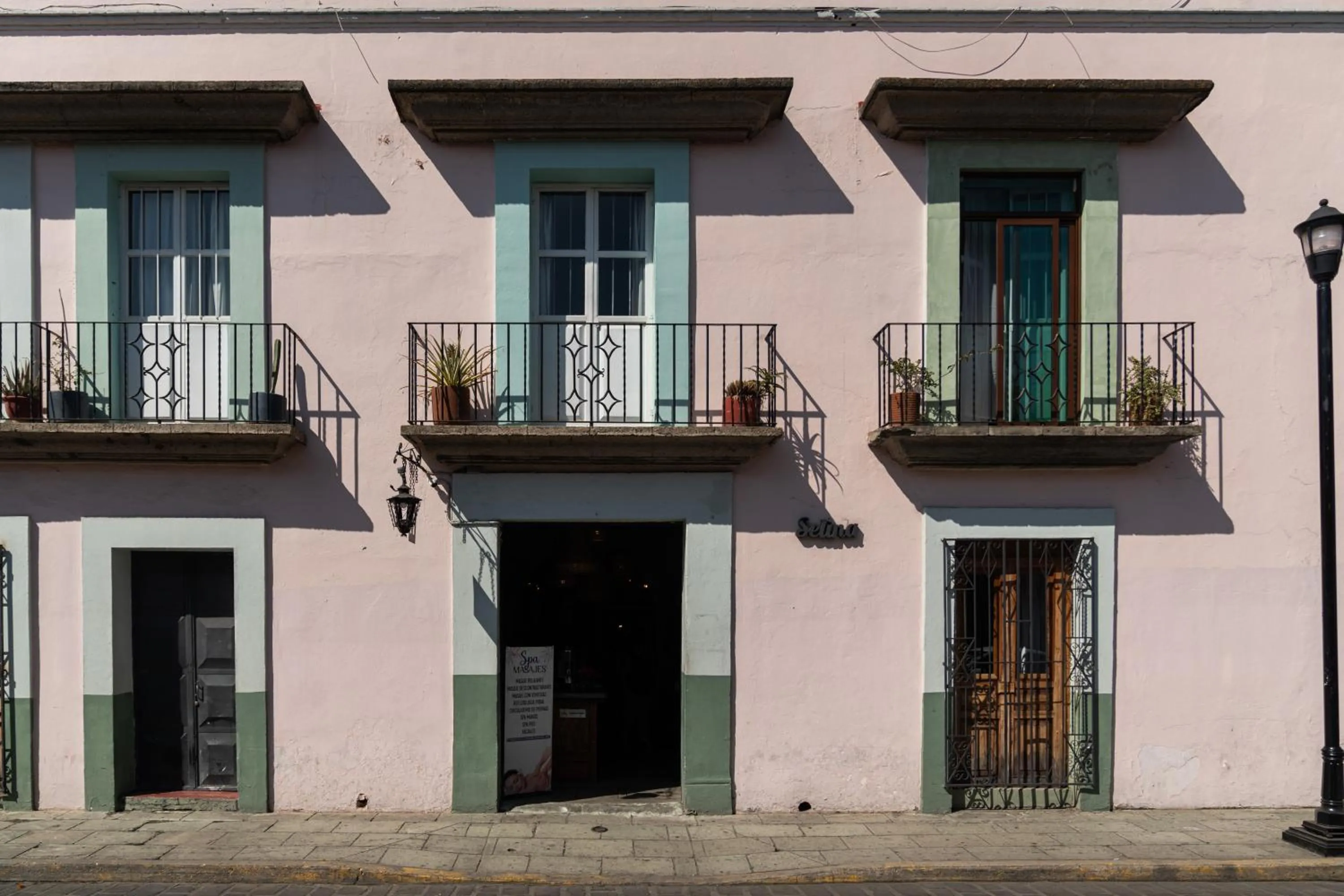 Facade/entrance in Selina Oaxaca