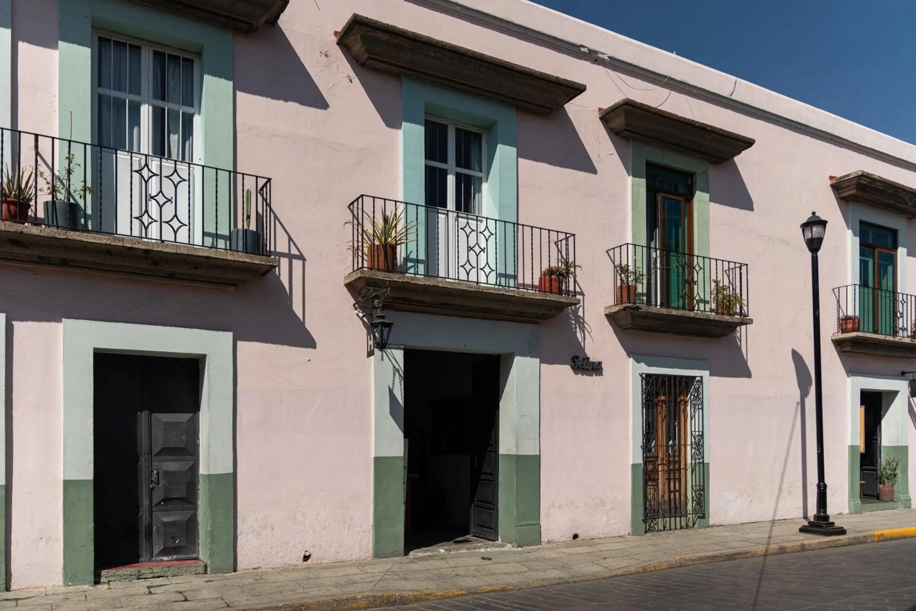 Facade/entrance in Selina Oaxaca