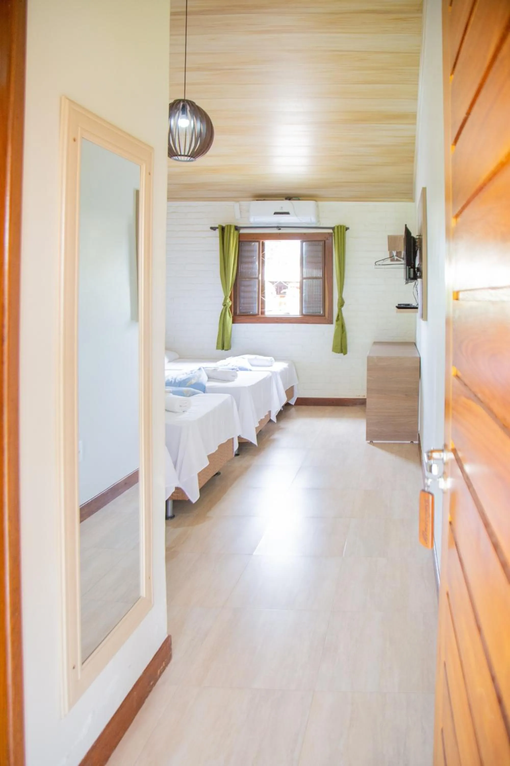 Bed in Pousada dos Guias