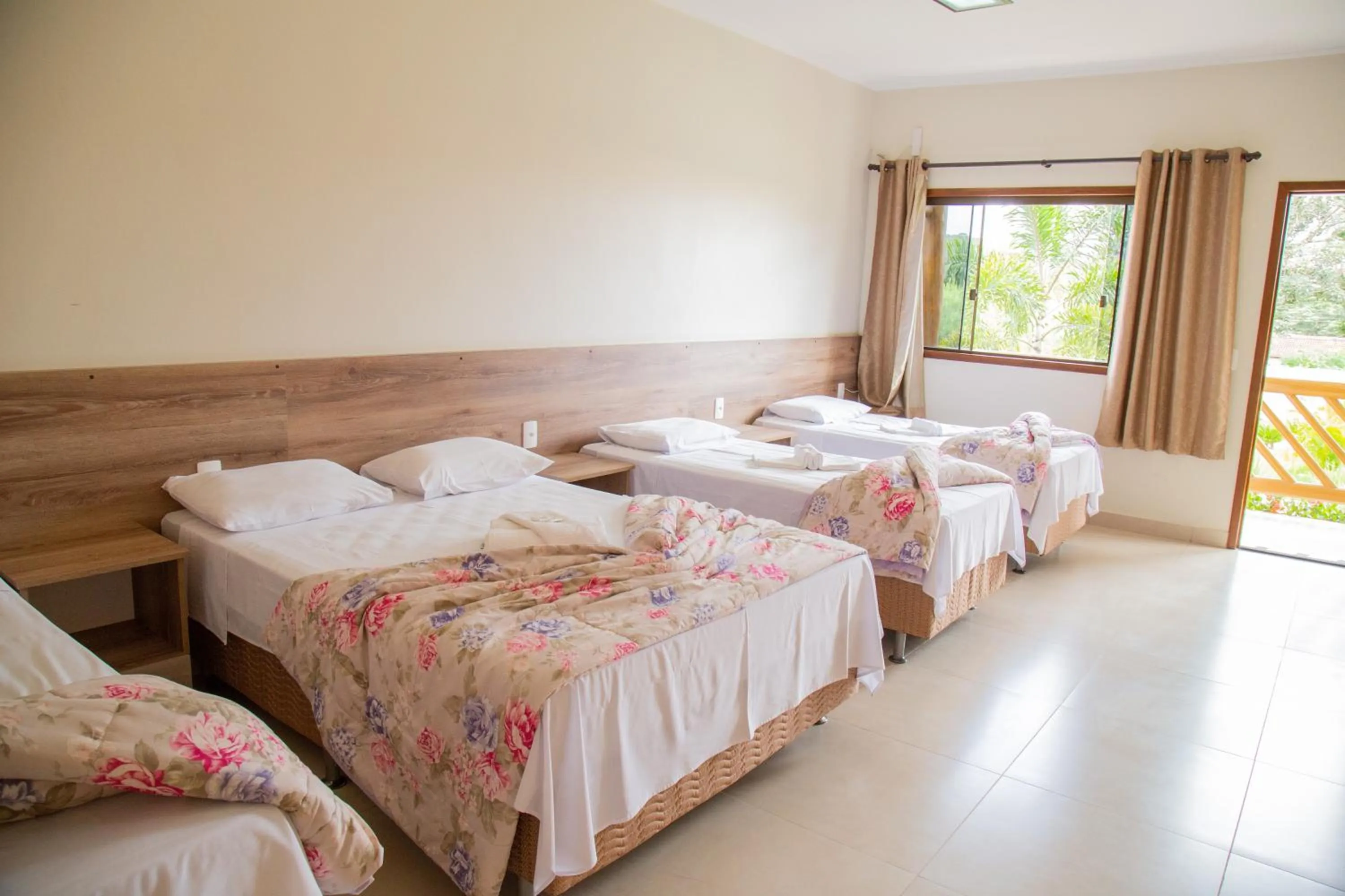 Bed in Pousada dos Guias