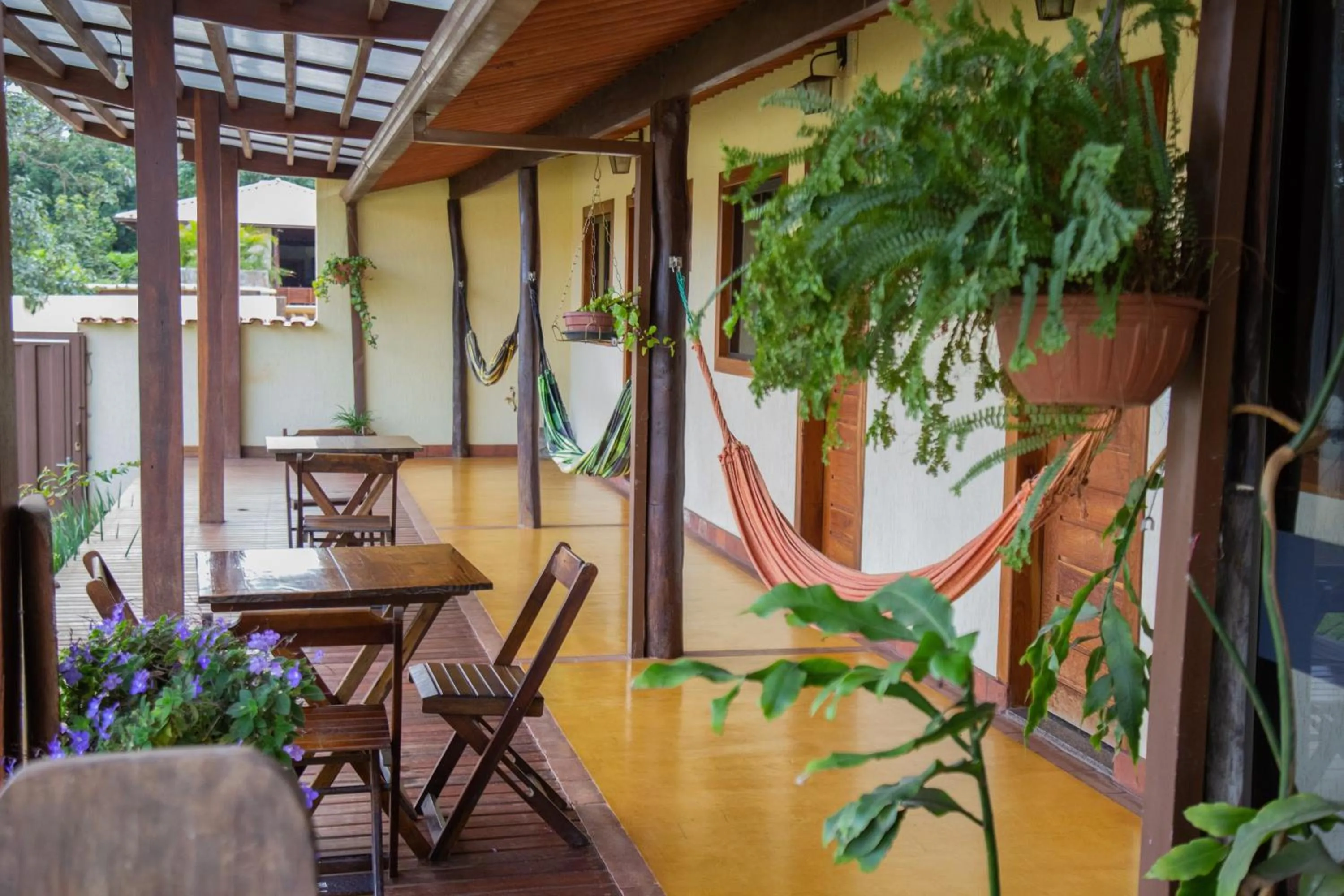 Patio in Pousada dos Guias