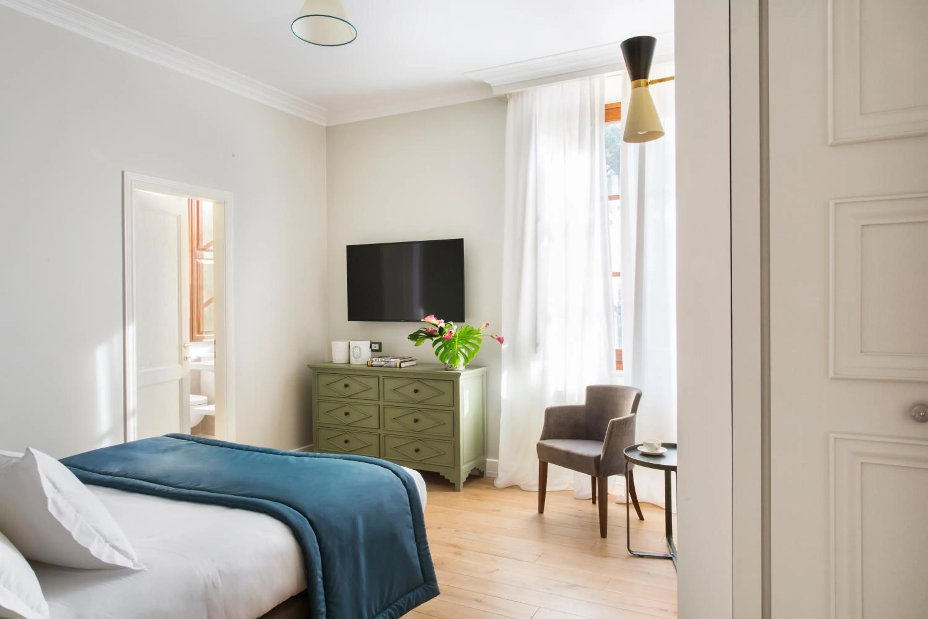 Bed in Favilla Hotel di Charme