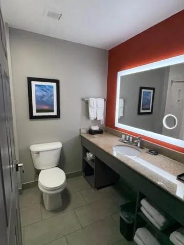 Bathroom in La Quinta by Wyndham Oklahoma City - Moore