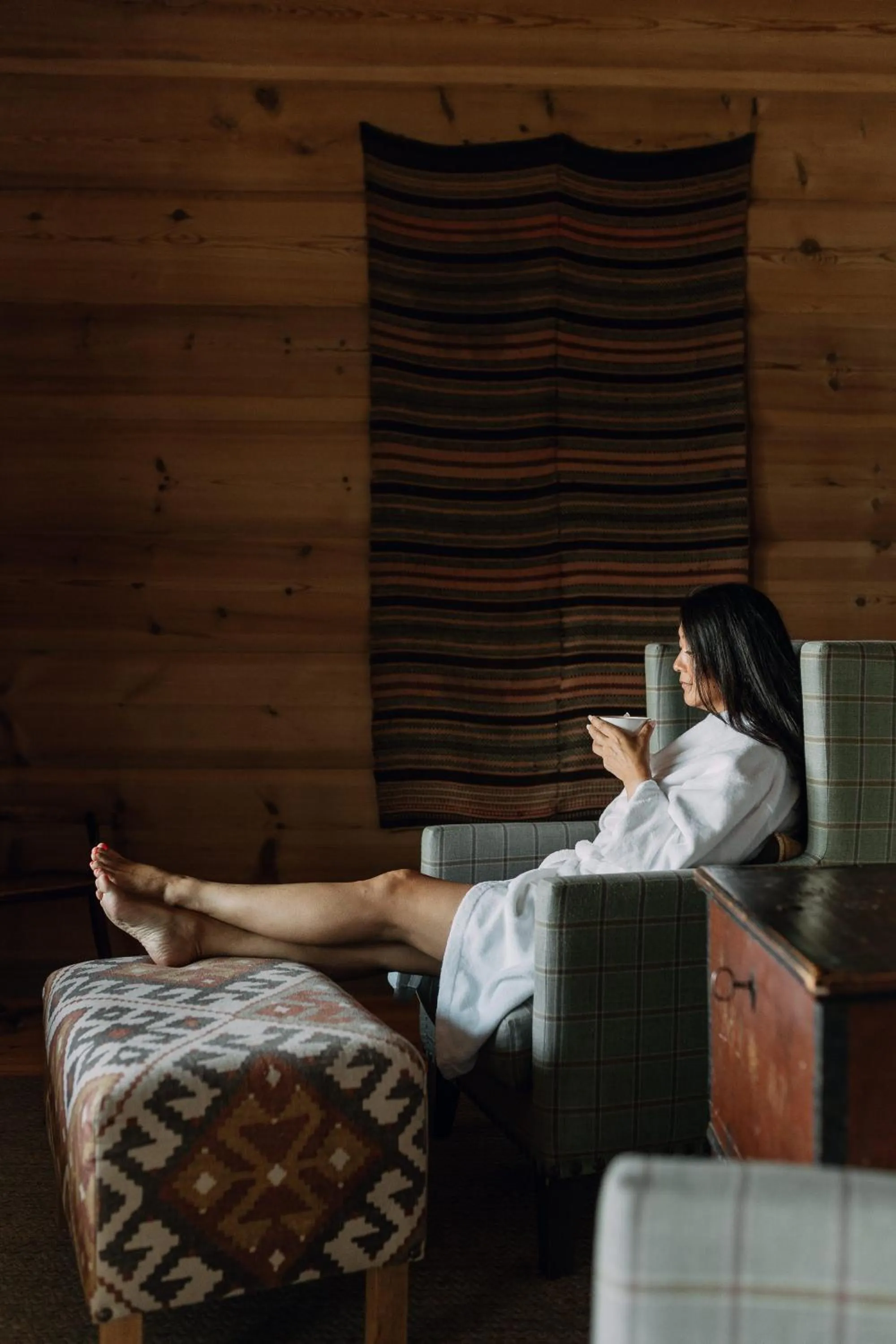 Seating area in Storfjord Hotel