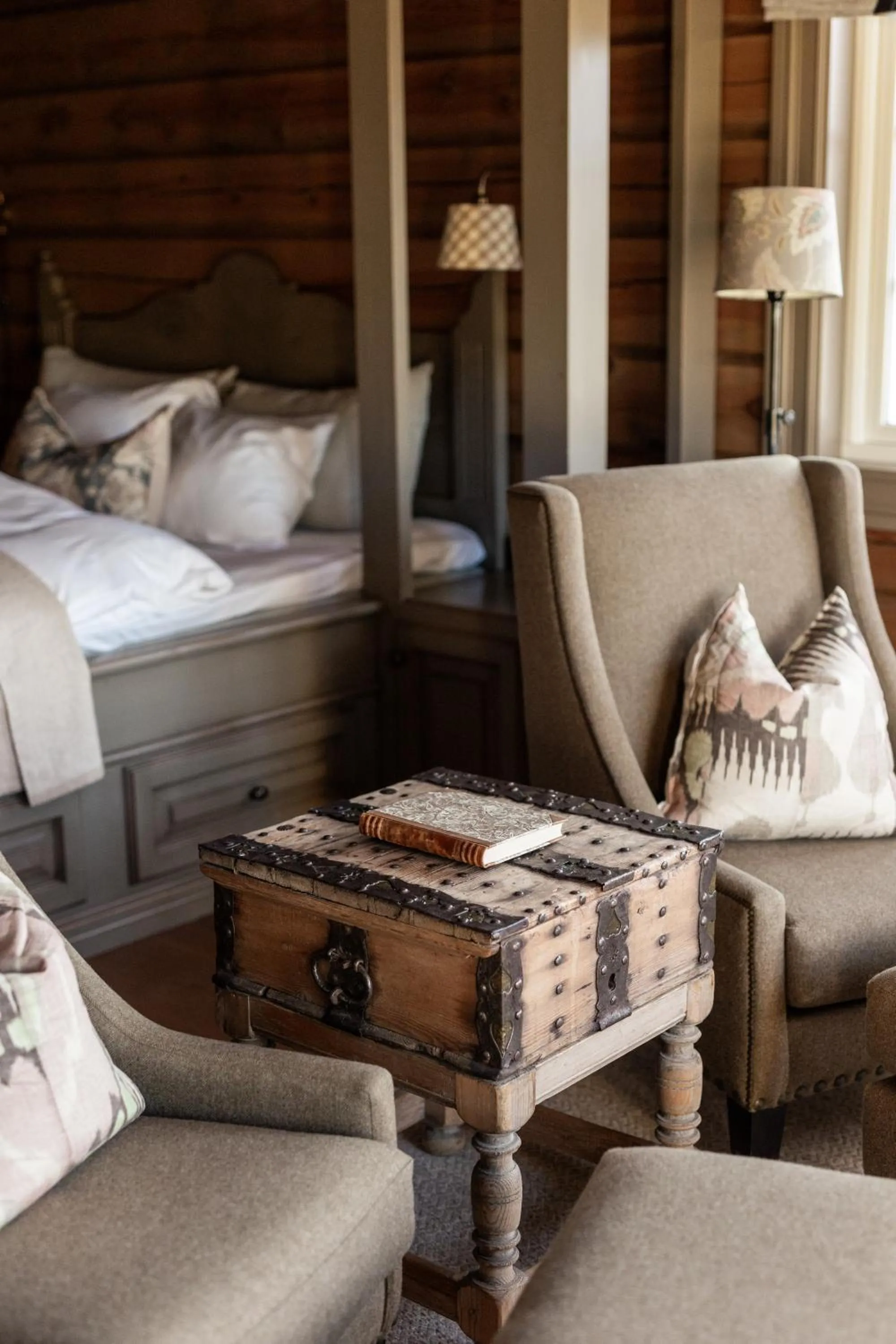 Bed in Storfjord Hotel