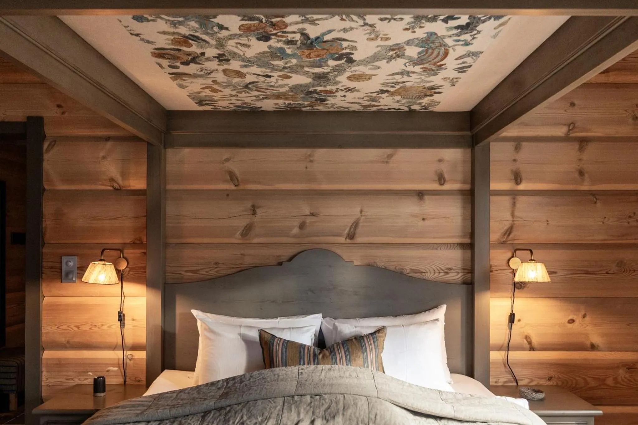 Bed in Storfjord Hotel