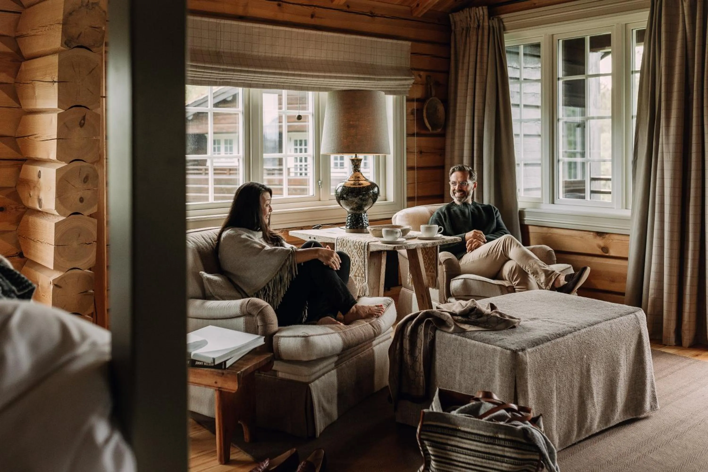 Seating area in Storfjord Hotel