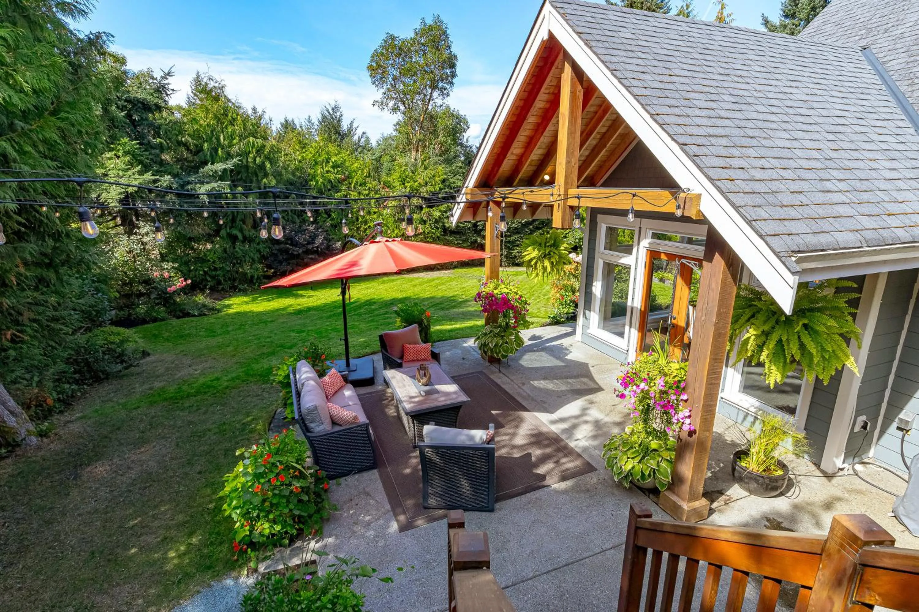 Property building in Shawnigan Suite B & B