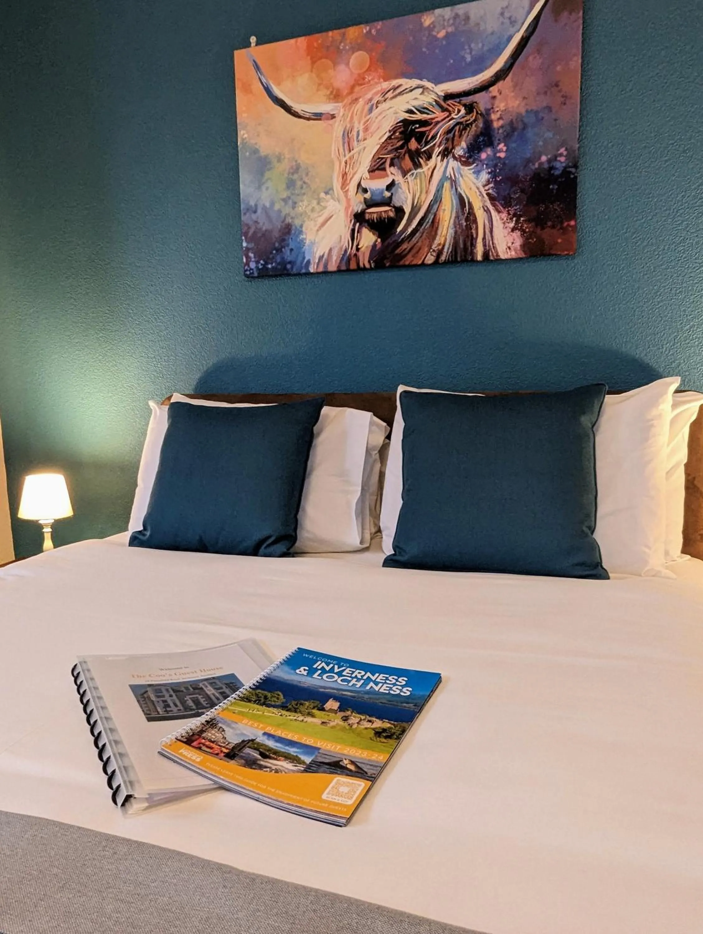 Bed in The Coo's Guest House