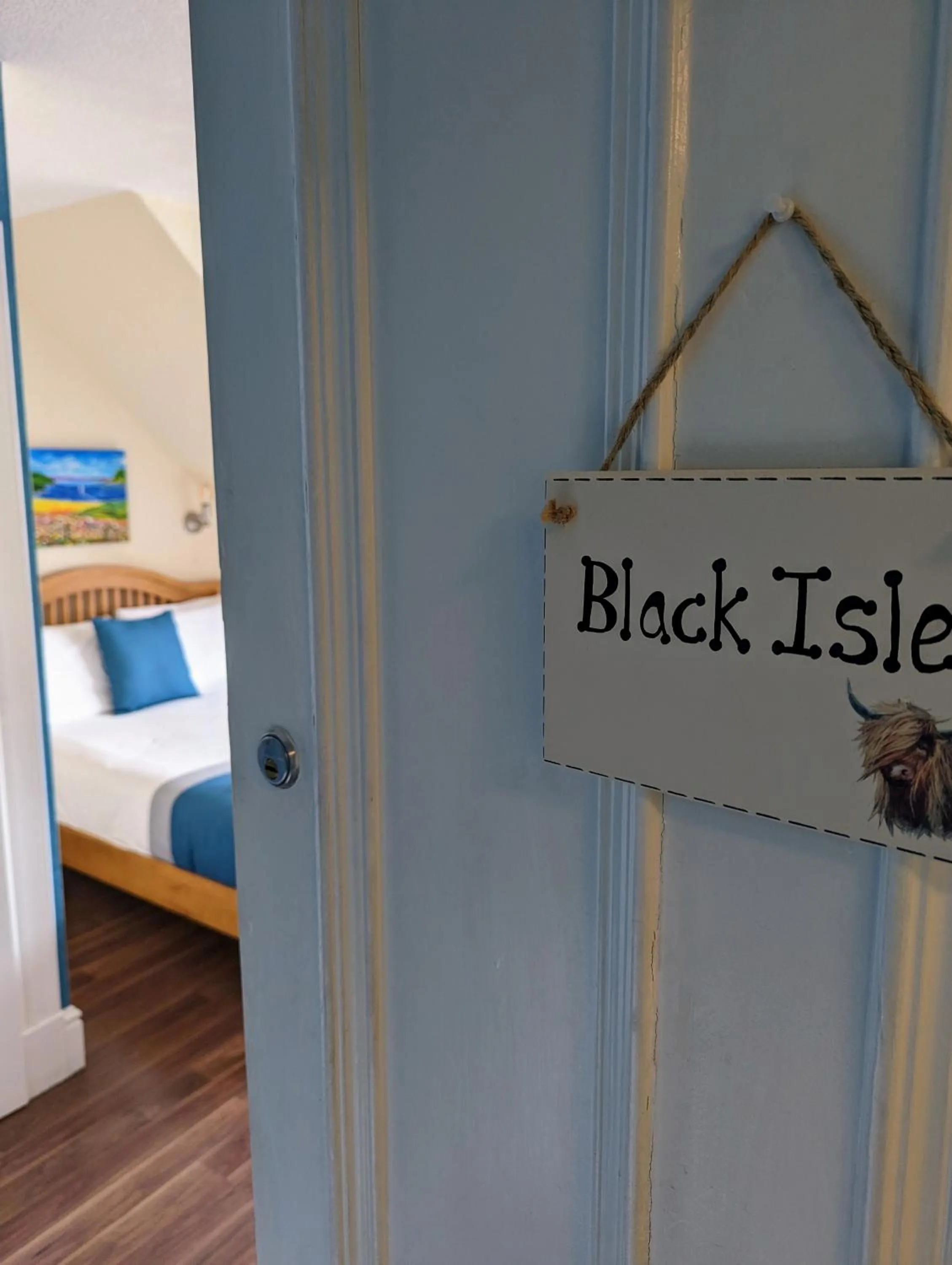 Bed in The Coo's Guest House