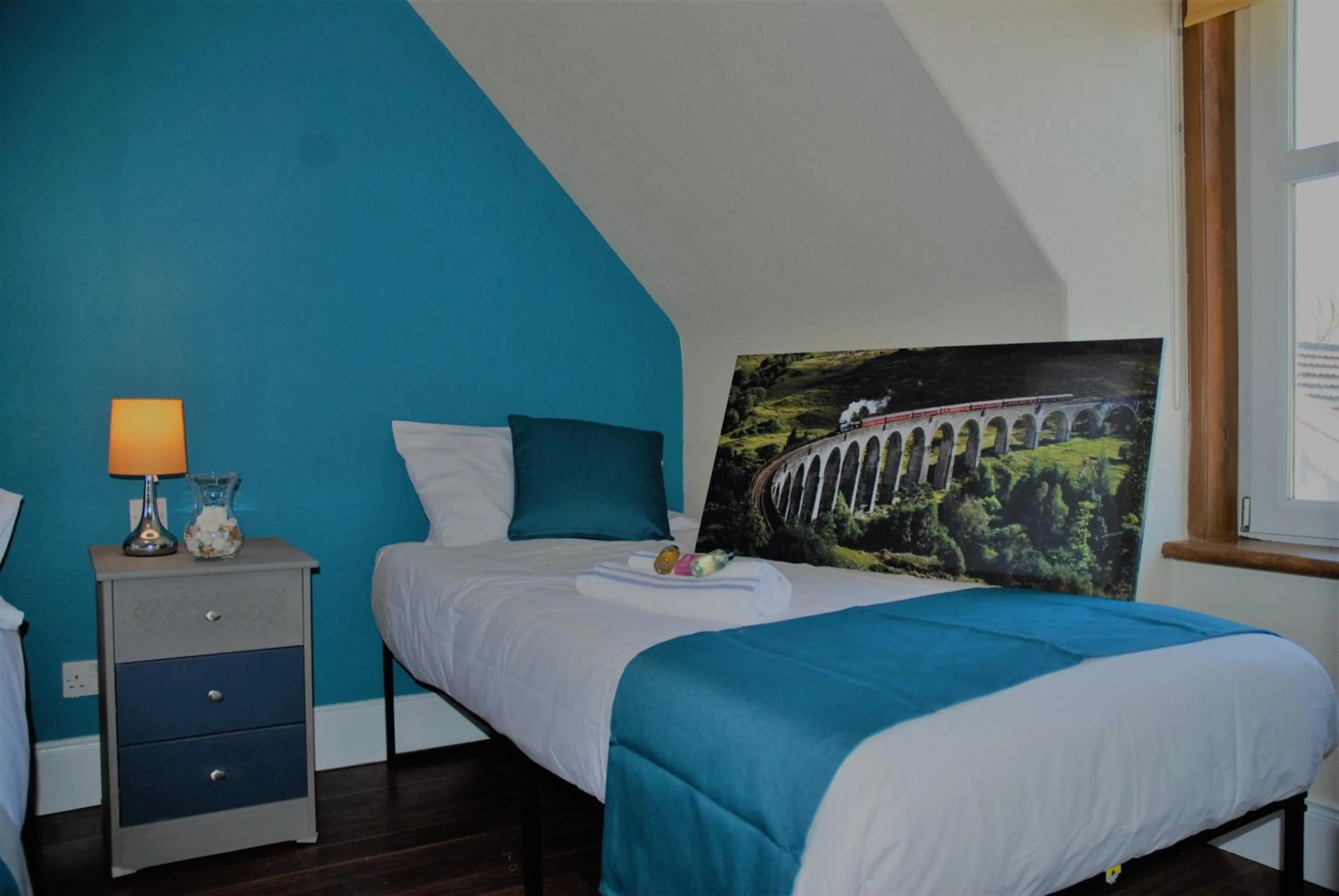 Bed in The Coo's Guest House