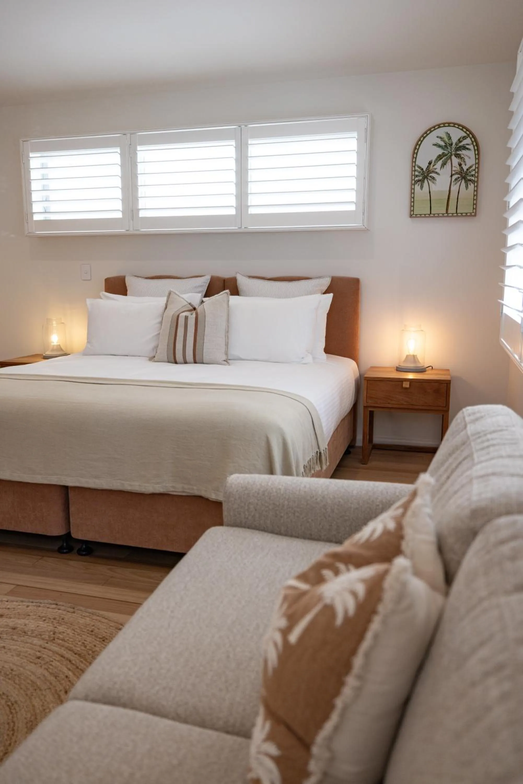 Bed in Aloha Byron Bay