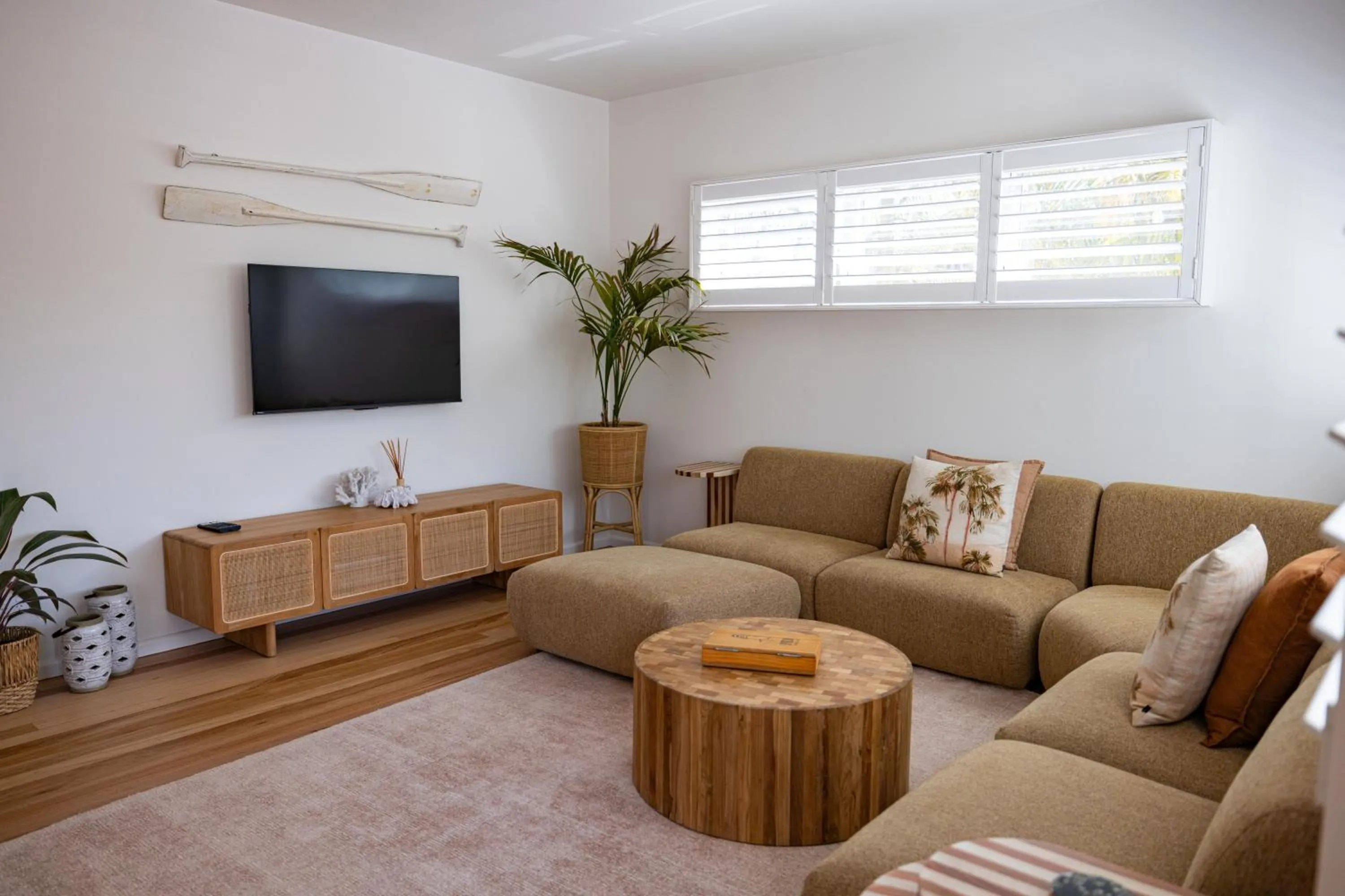 Living room in Aloha Byron Bay