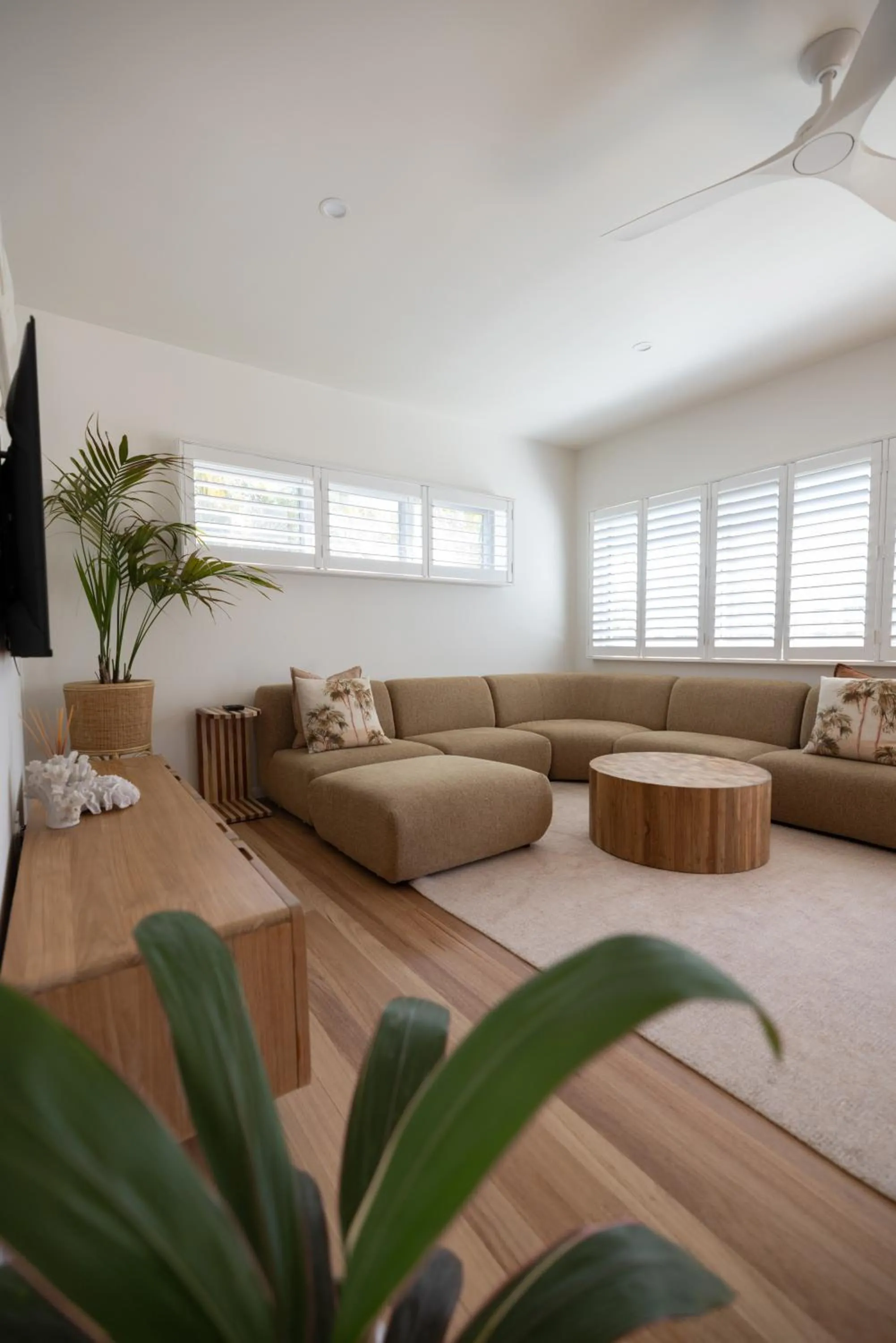 Living room in Aloha Byron Bay