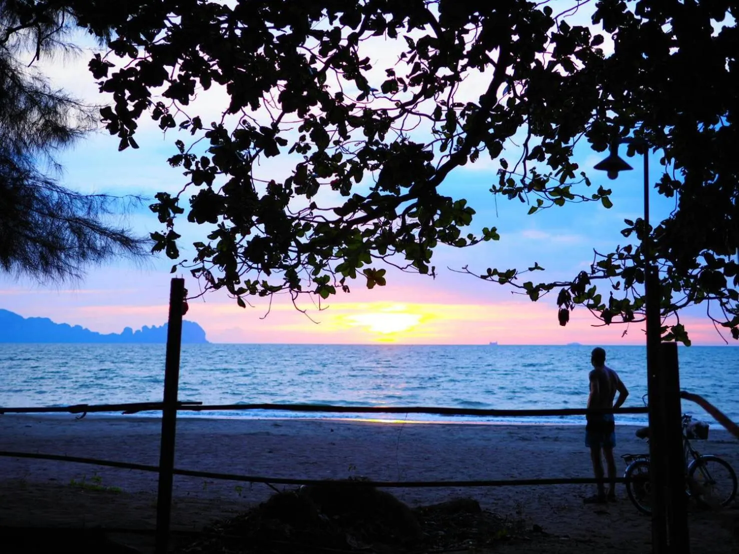 Sunset in Sukorn Andaman Beach Resort