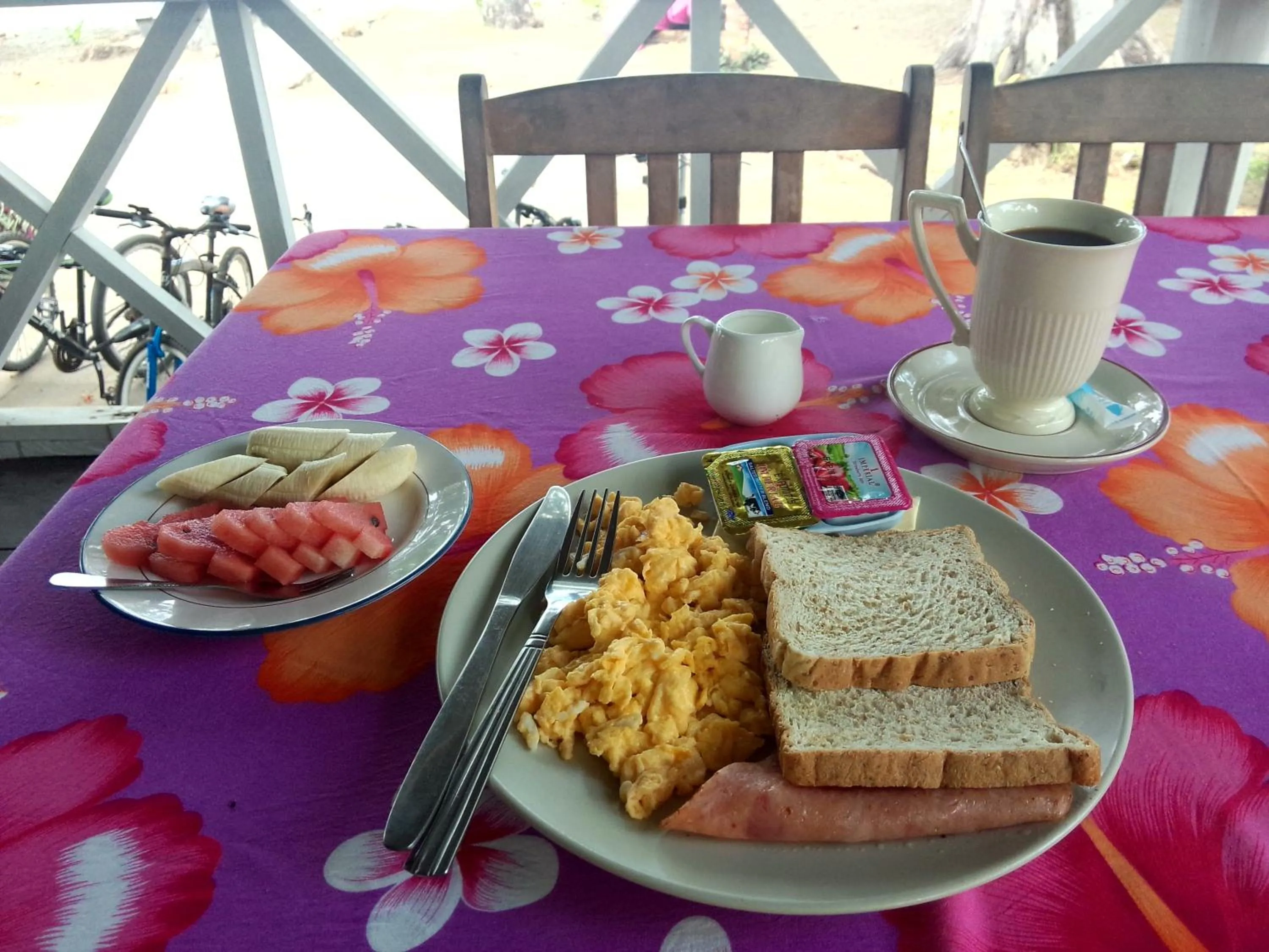 Continental breakfast in Sukorn Andaman Beach Resort