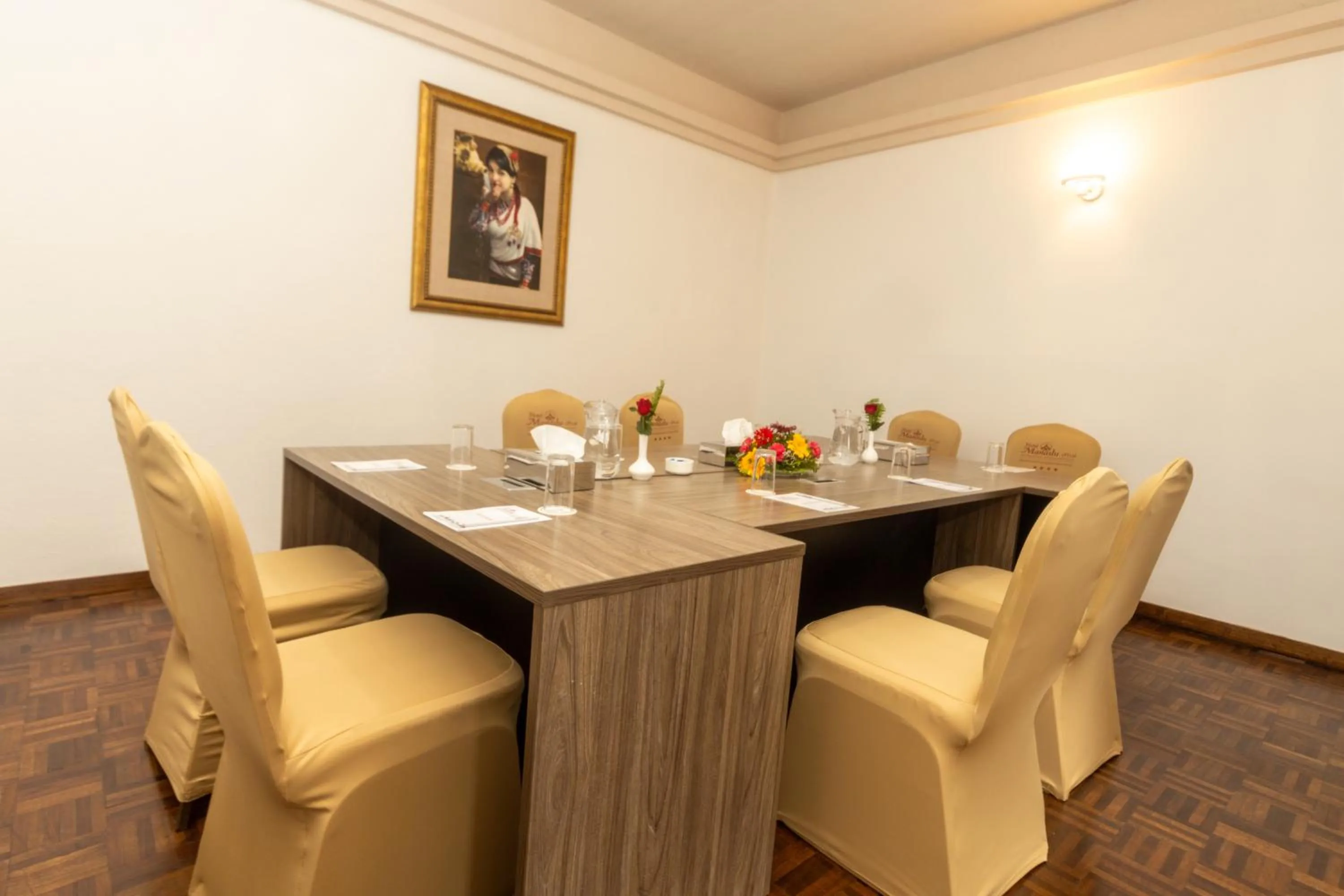 Dining area in Hotel Manaslu