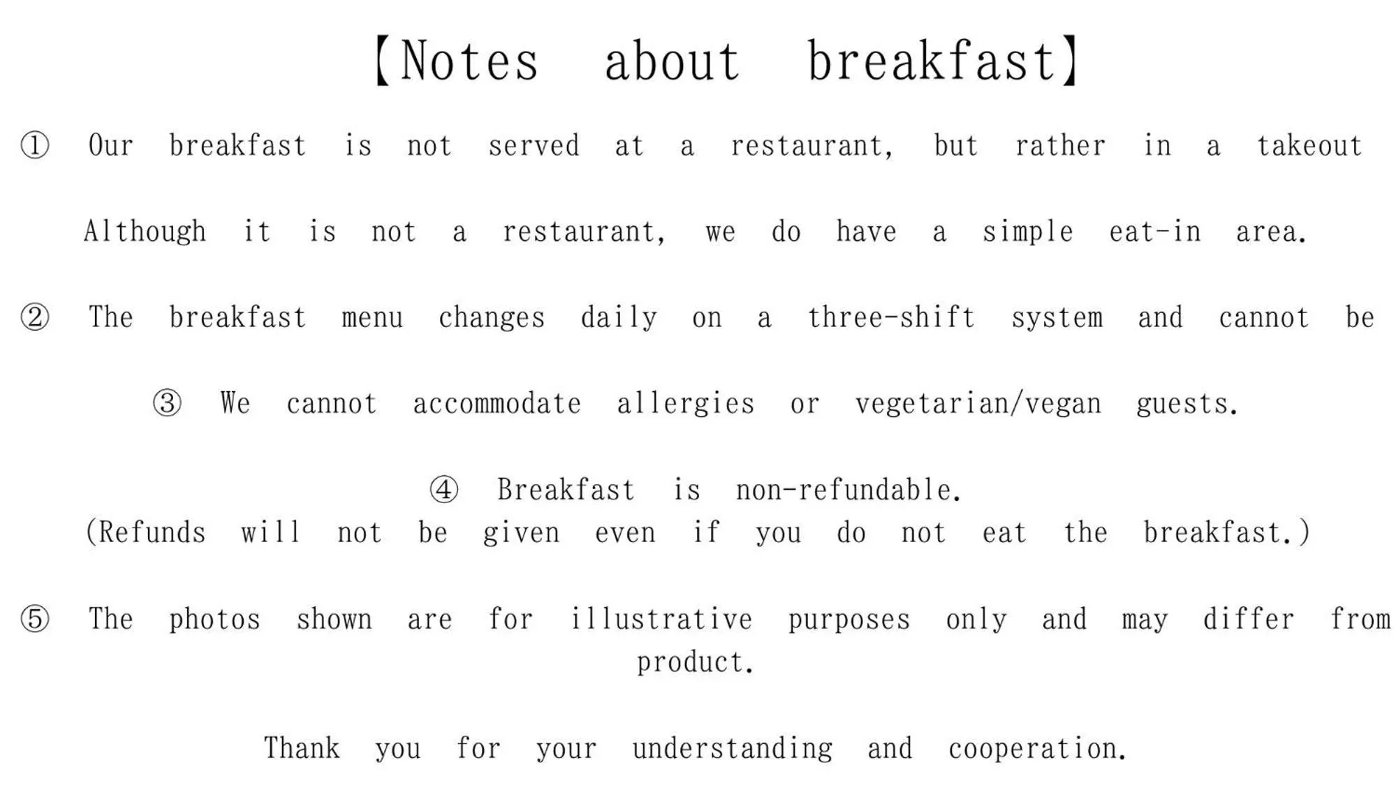 Breakfast in Yukurina Resort Okinawa