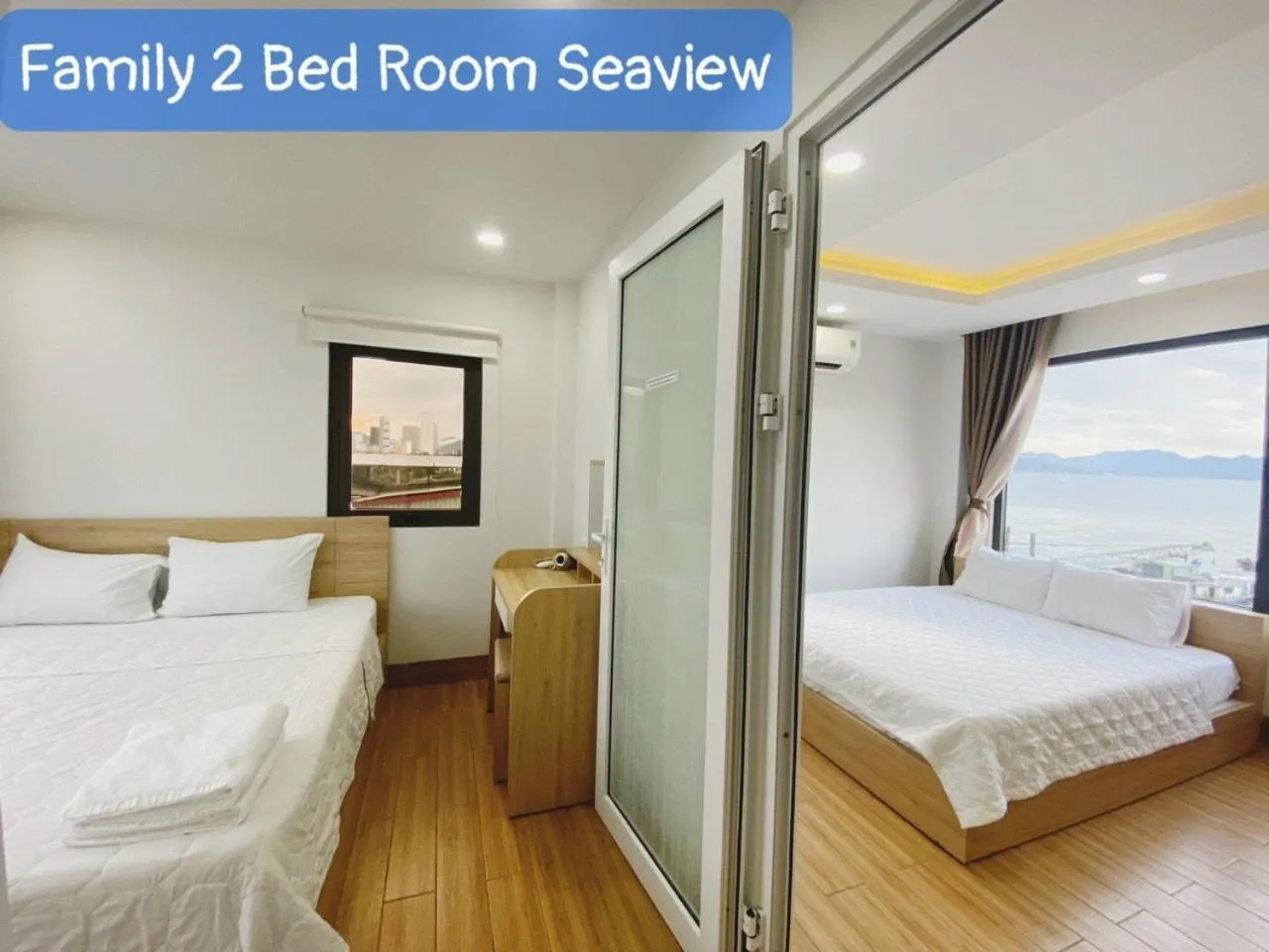 Photo of the whole room, Bed in AQUA Seaview Hotel