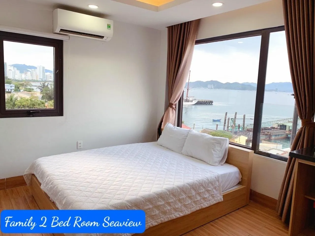 Mountain view, Bed in AQUA Seaview Hotel