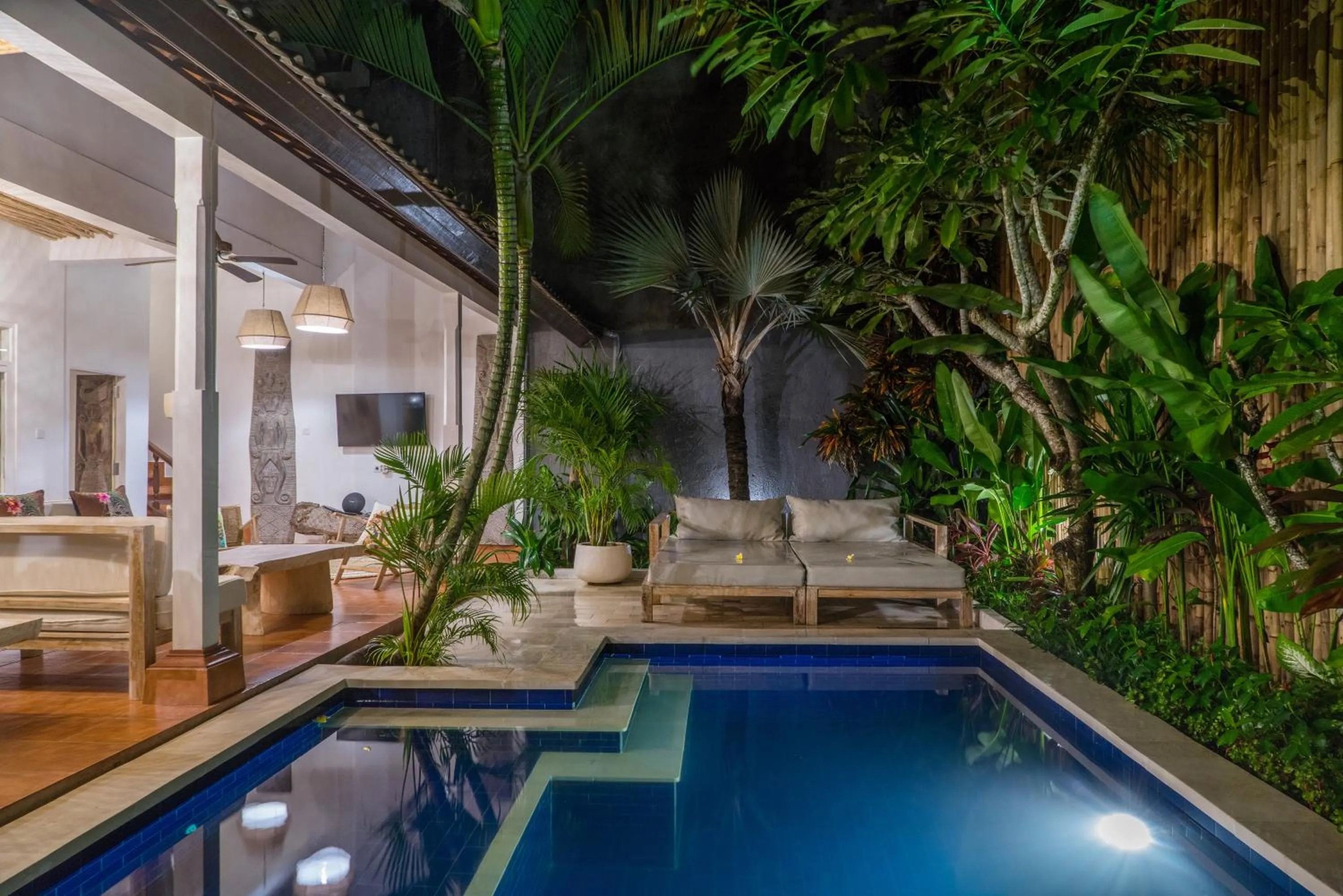 City view in Smiling Cactus Villas Seminyak