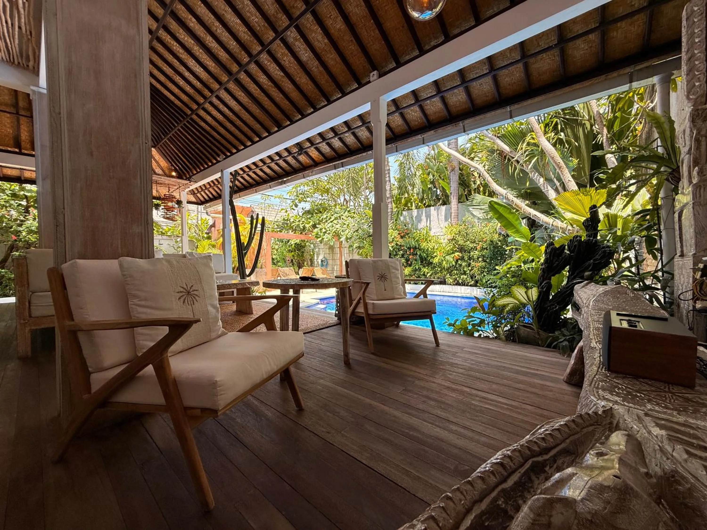 Patio in Smiling Cactus Villas Seminyak