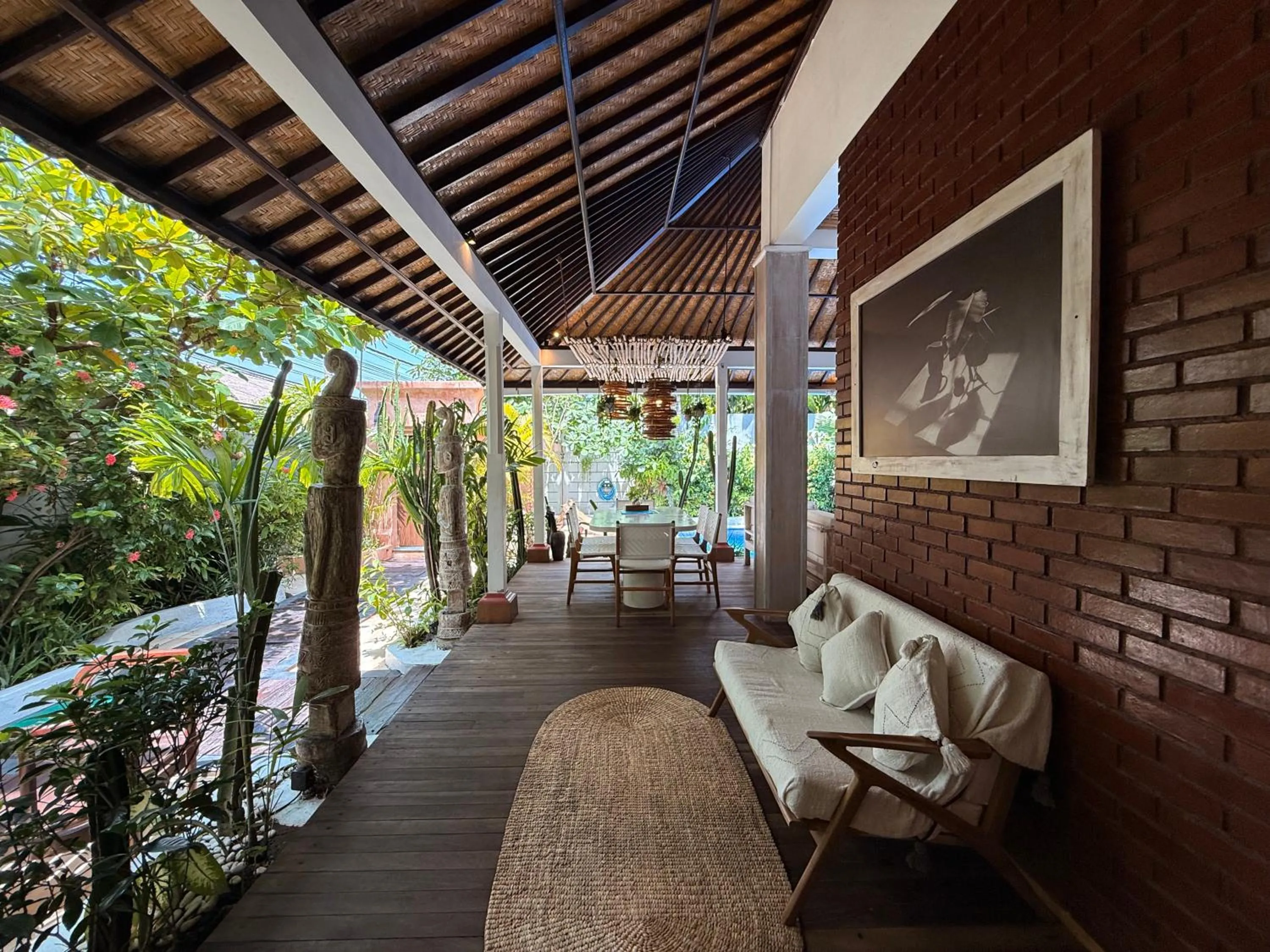 Patio in Smiling Cactus Villas Seminyak