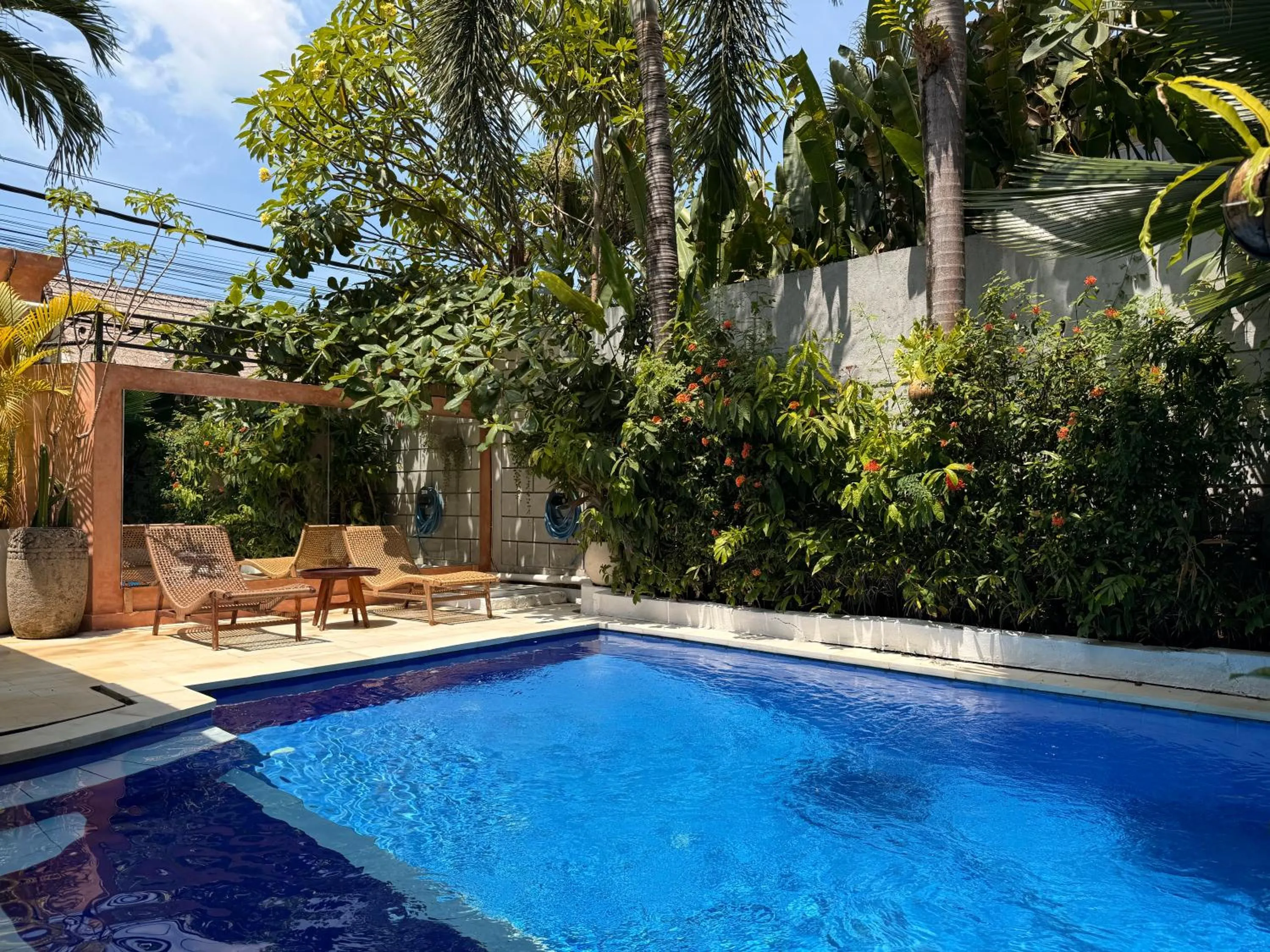 Patio in Smiling Cactus Villas Seminyak