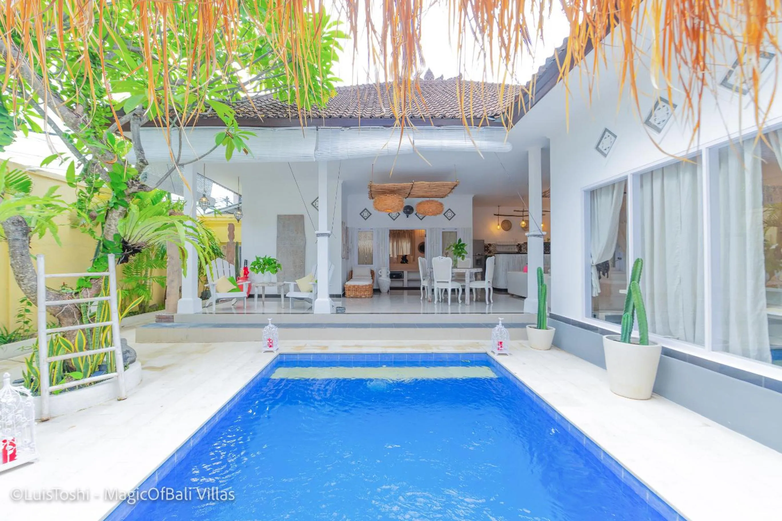 Swimming pool in Smiling Cactus Villas Seminyak