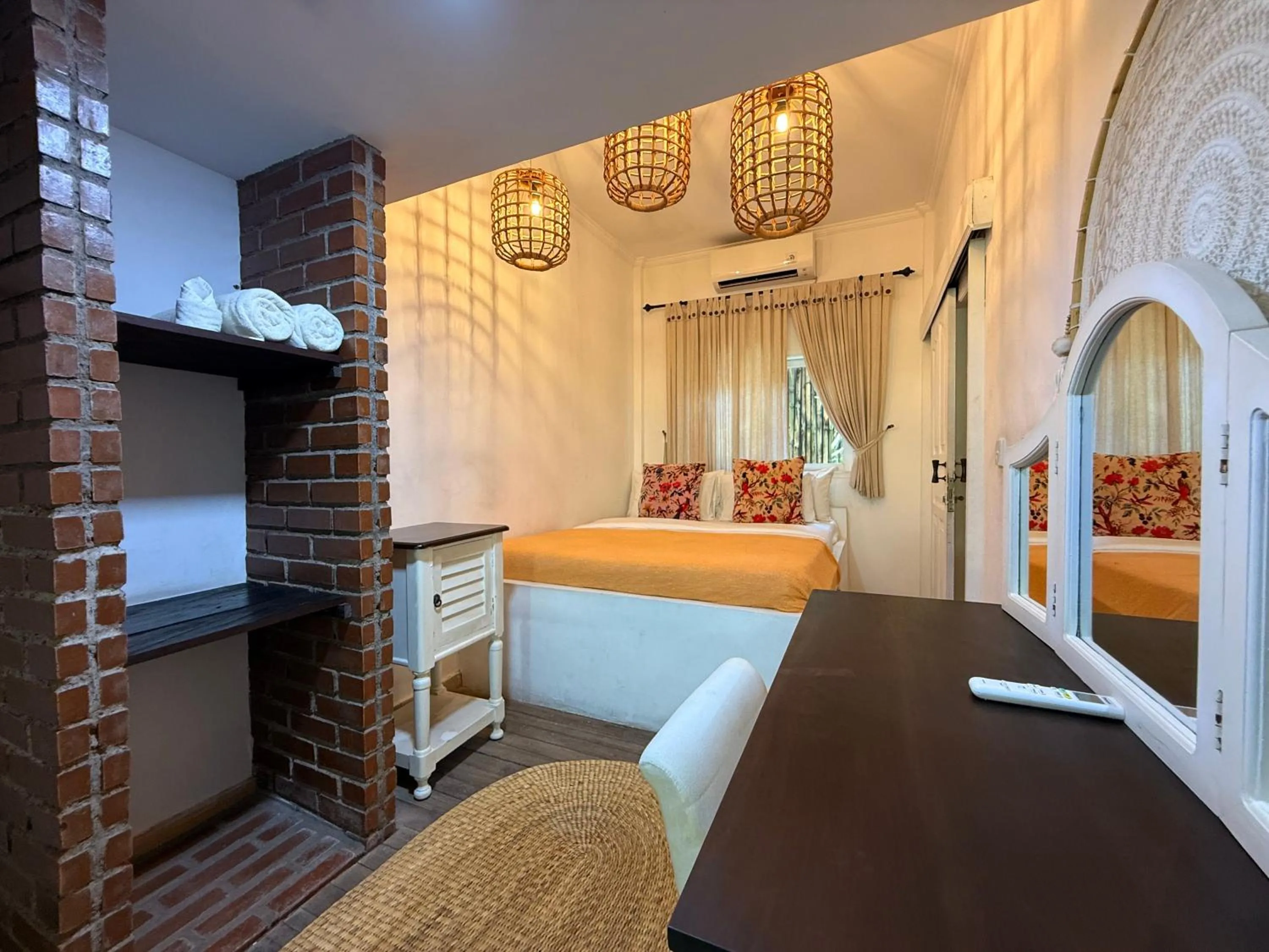 Bed in Smiling Cactus Villas Seminyak