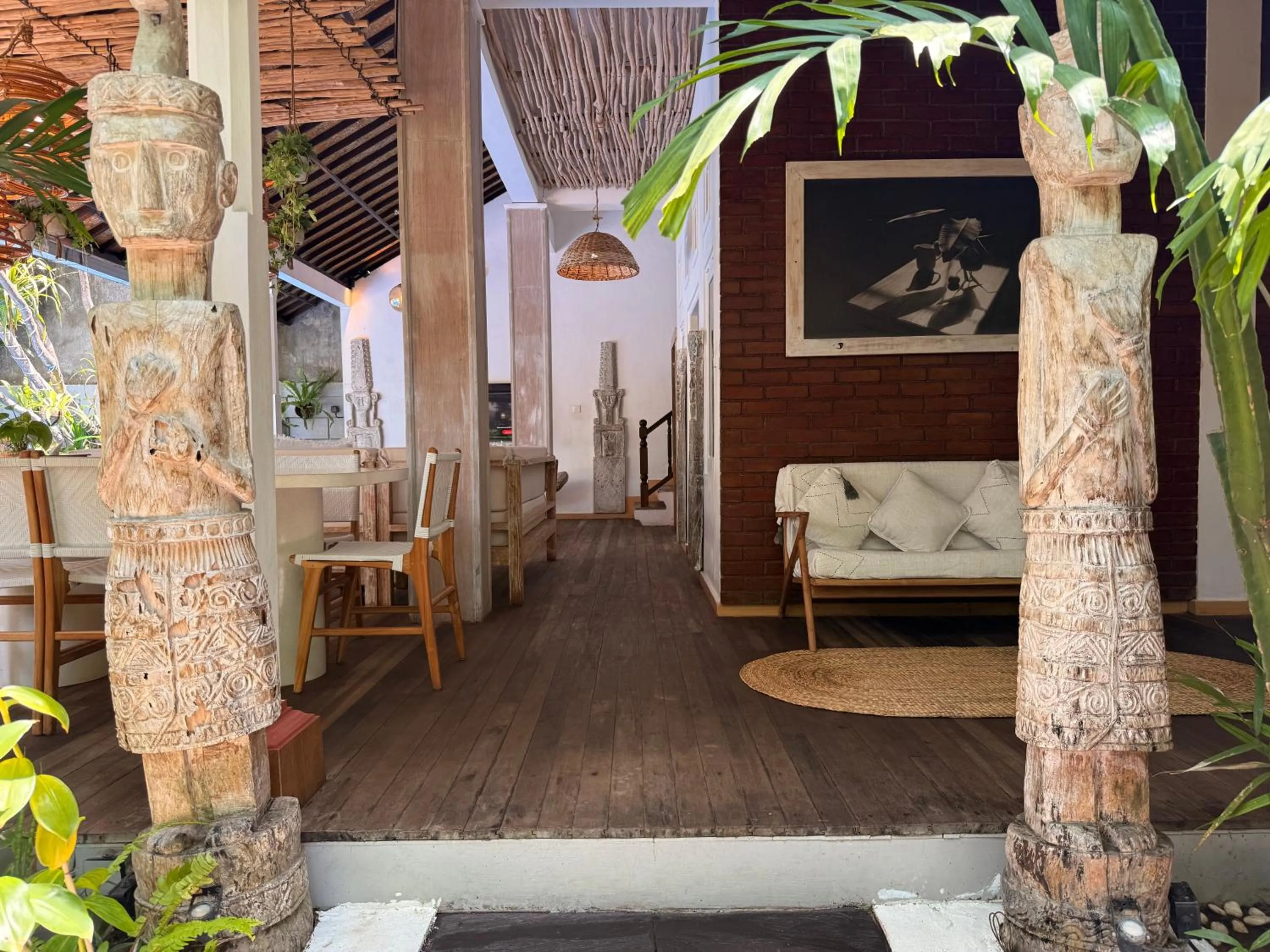 Living room in Smiling Cactus Villas Seminyak