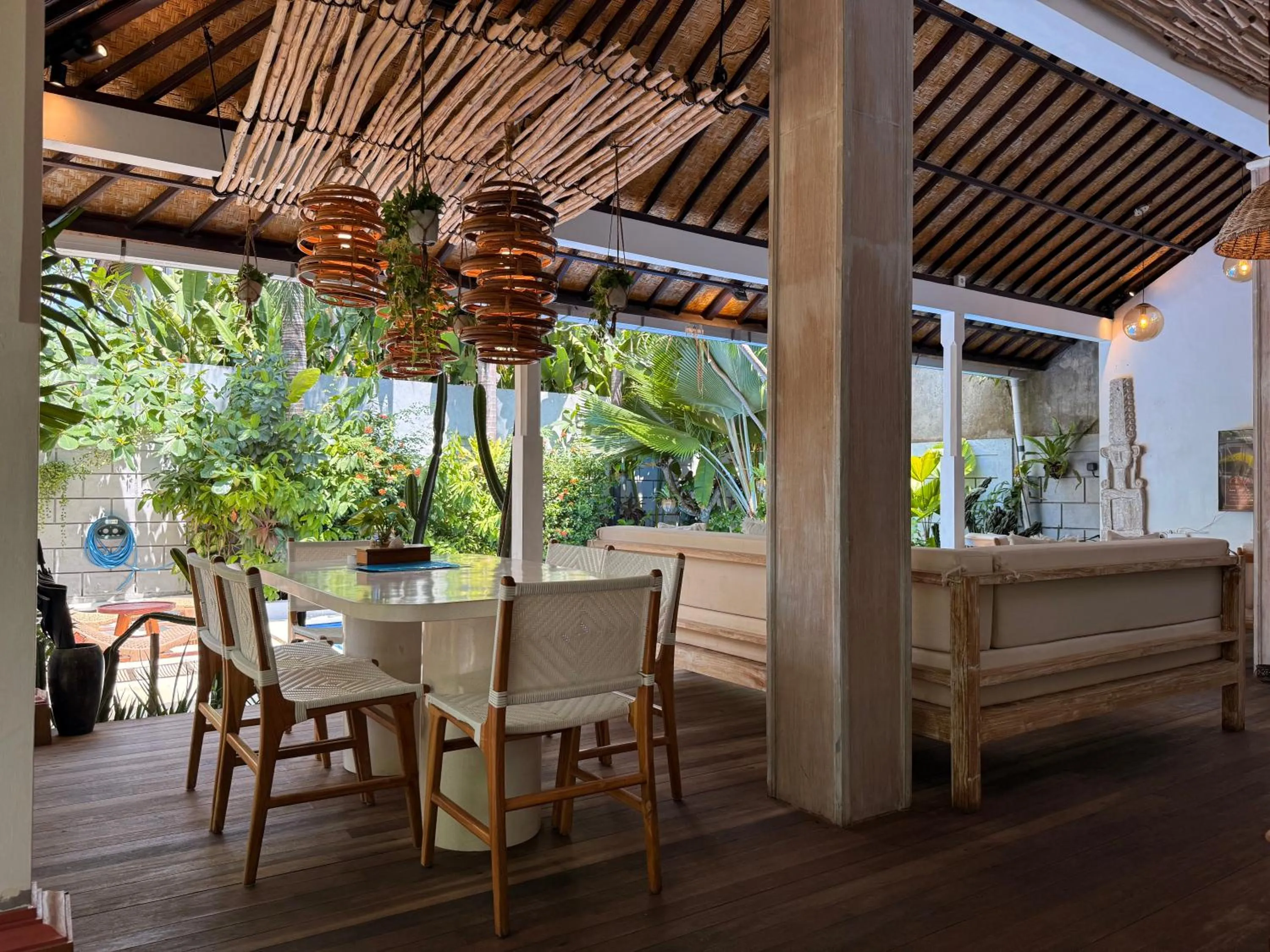 Patio in Smiling Cactus Villas Seminyak