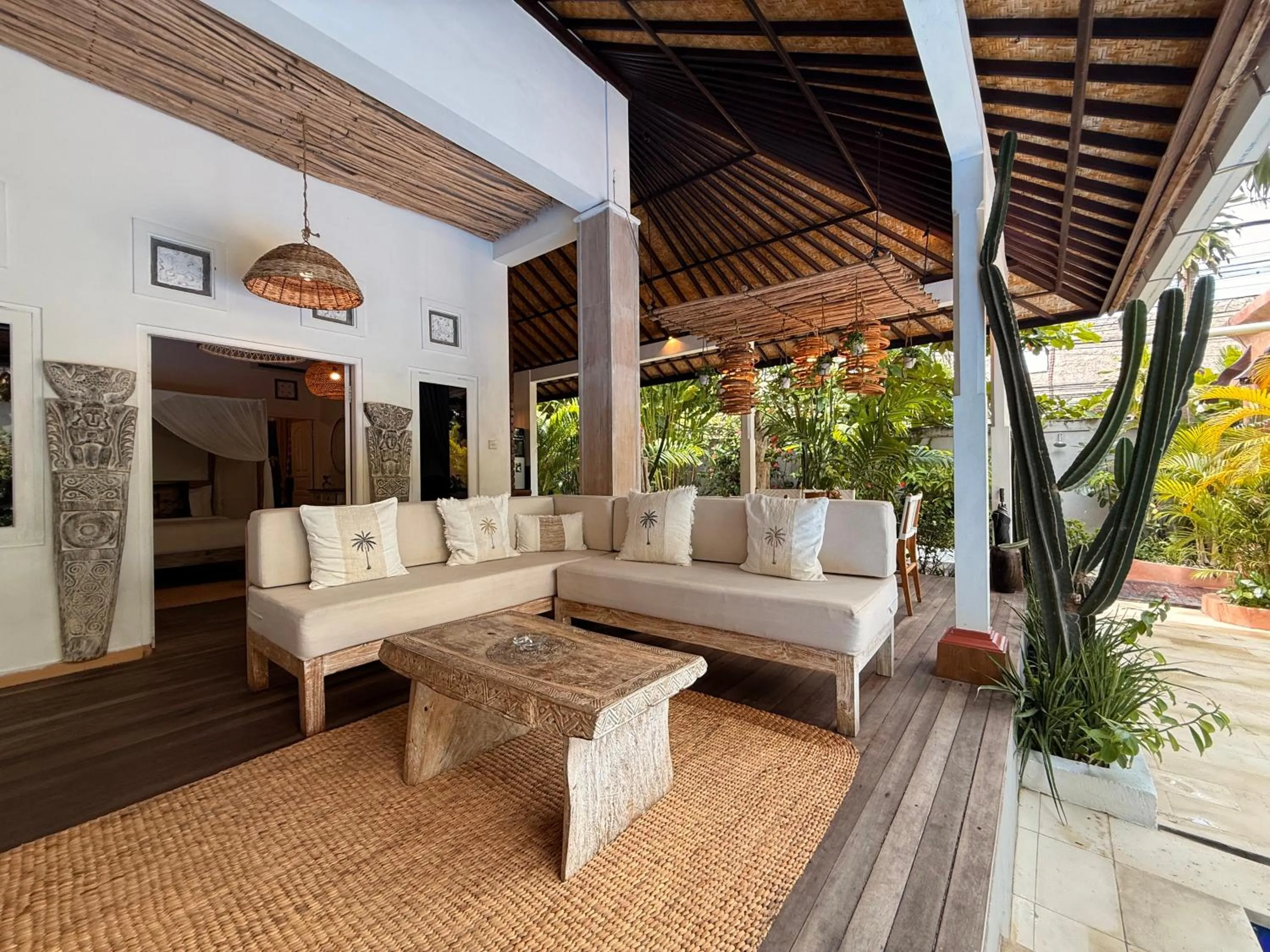 Patio in Smiling Cactus Villas Seminyak