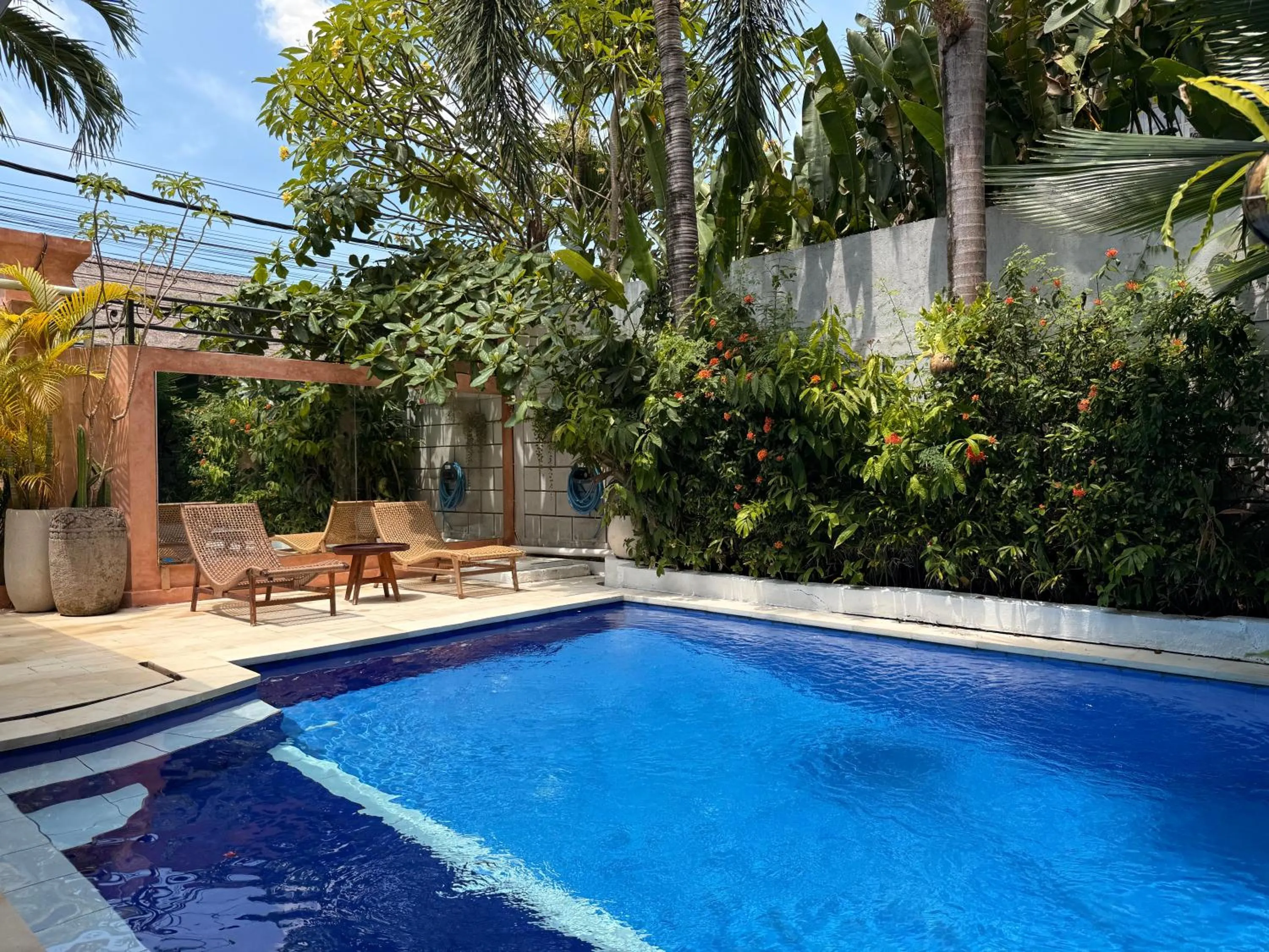 Patio in Smiling Cactus Villas Seminyak
