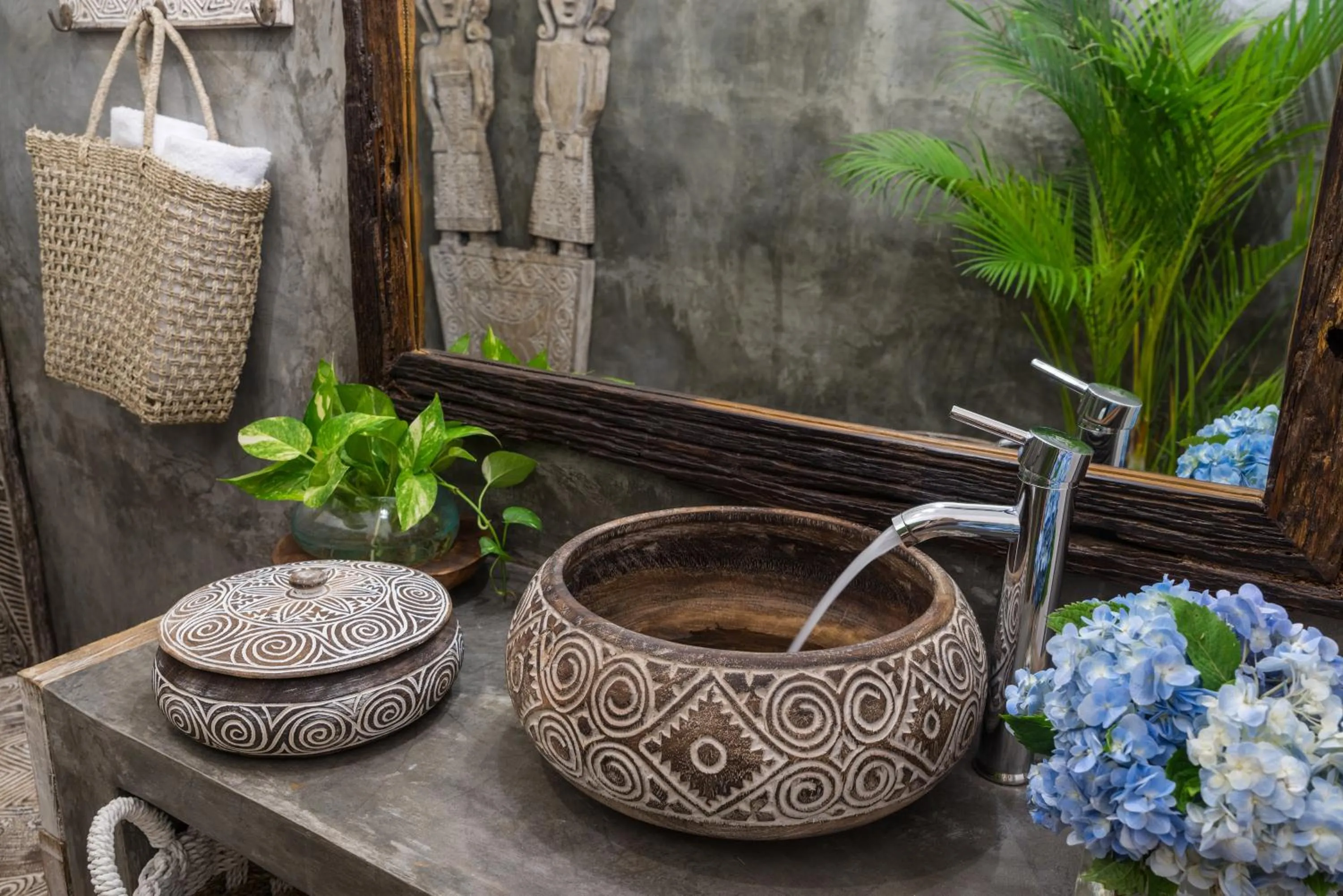 Bathroom in Smiling Cactus Villas Seminyak