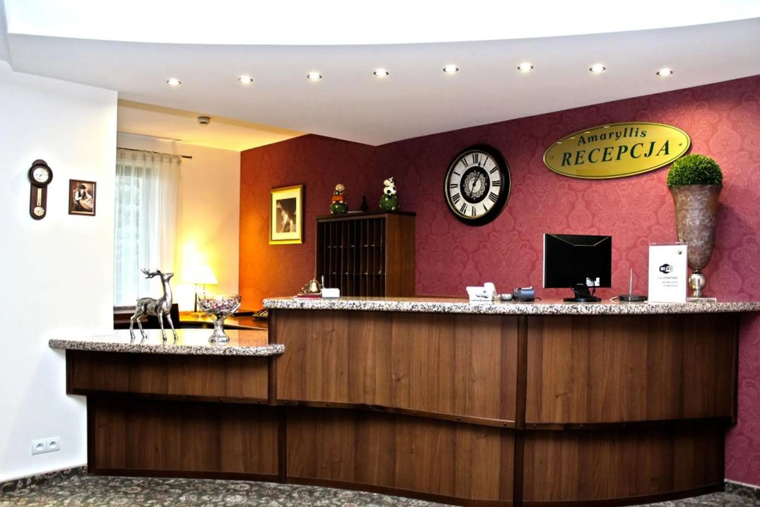 Lobby or reception in Hotel Amaryllis