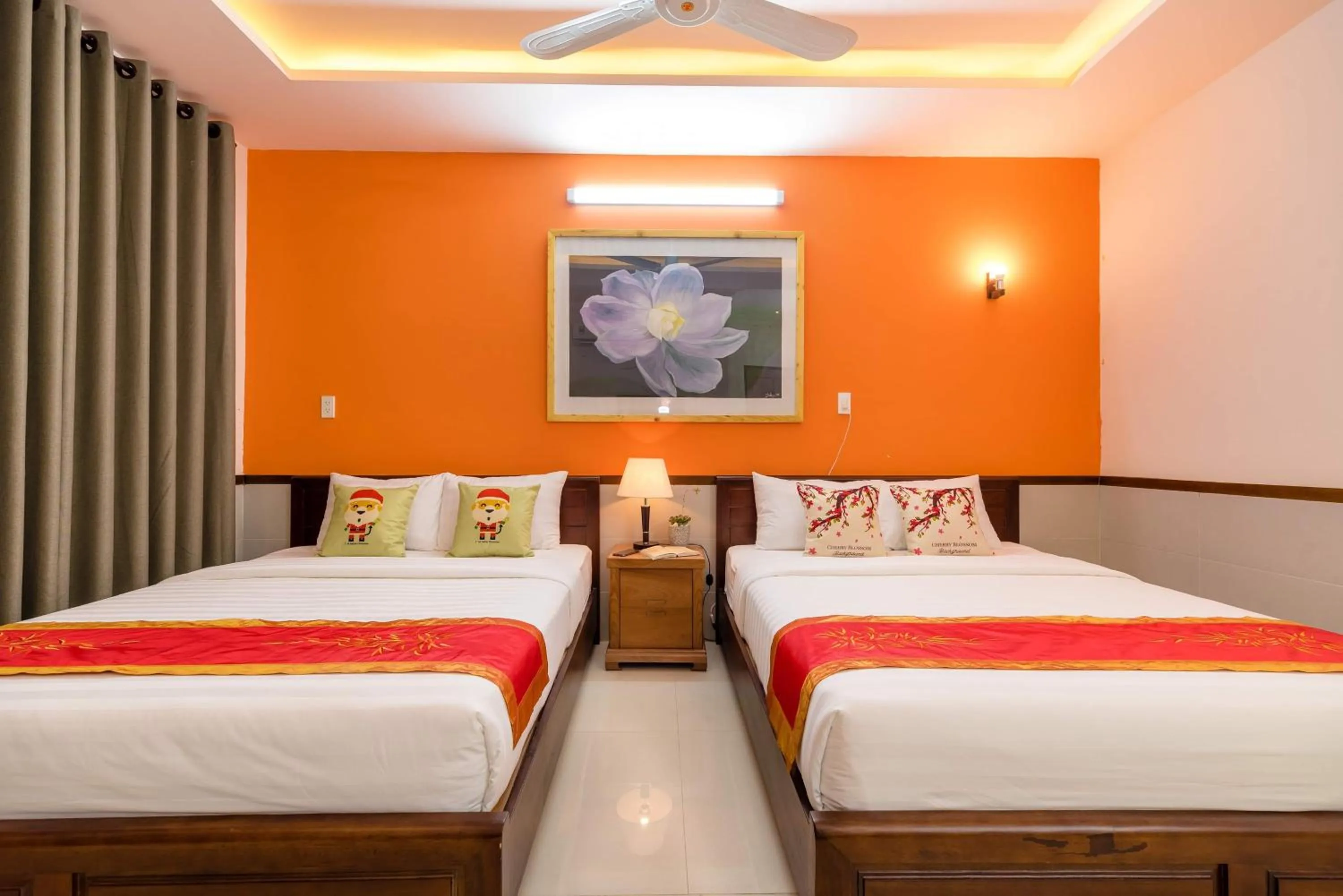 Bed in Luna Rossa Villa