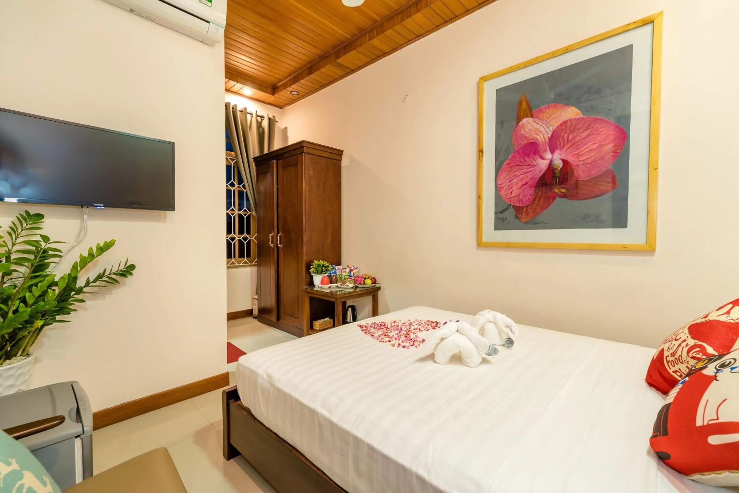 Bed in Luna Rossa Villa