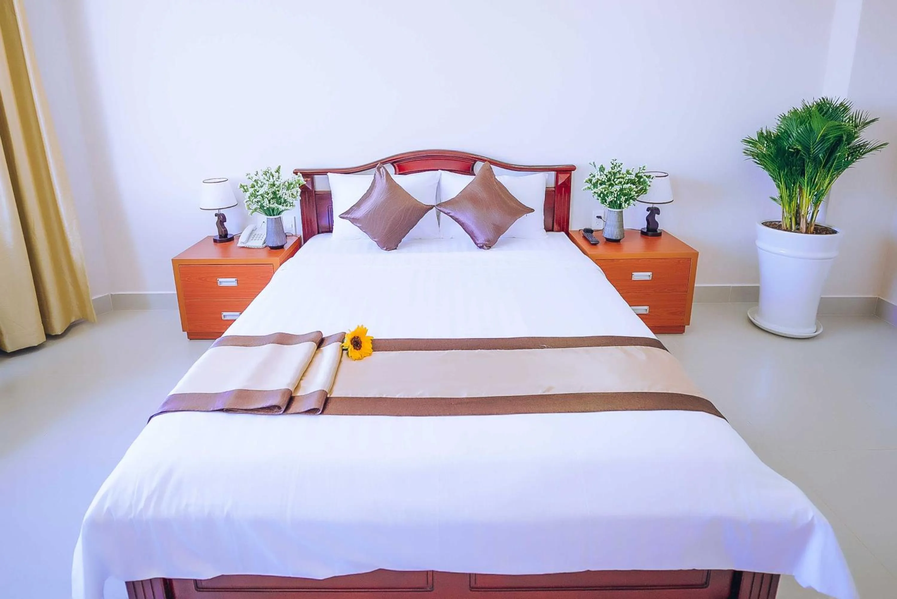 Bed in Victory Hotel Tây Ninh